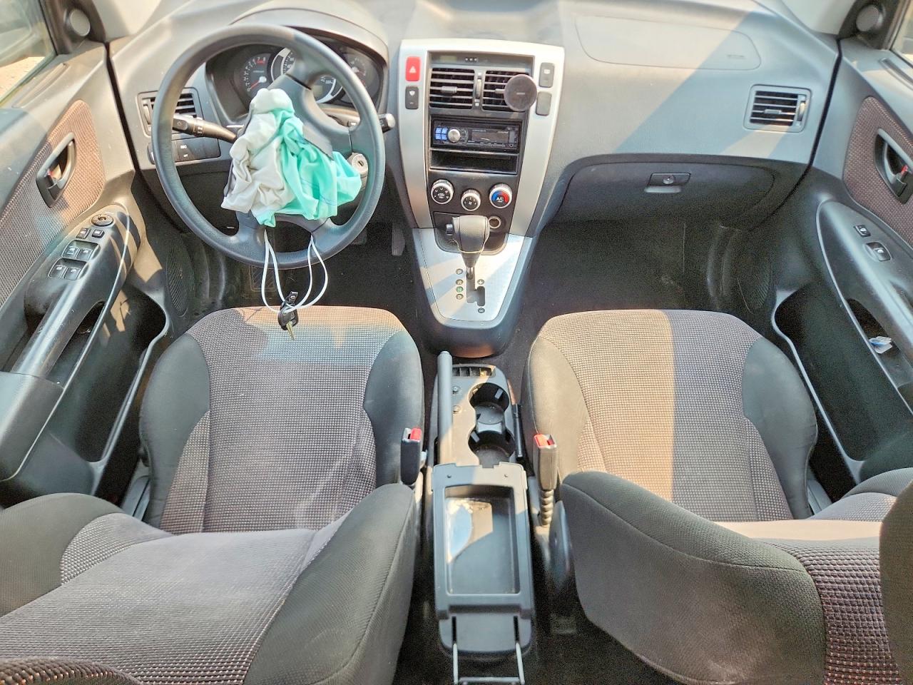 2006 Hyundai Tucson Gl Black vin: KM8JM12B36U257079