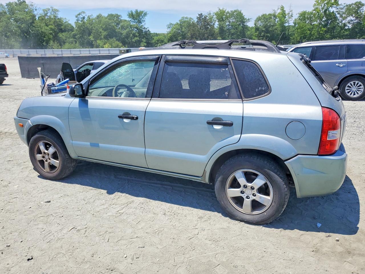 2006 Hyundai Tucson Gl Silver vin: KM8JM12B36U414433