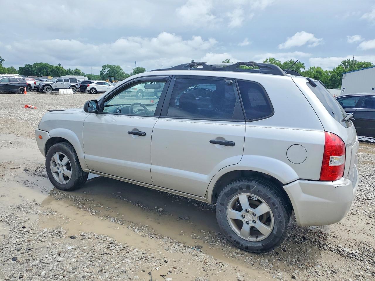 2006 Hyundai Tucson Gl Silver vin: KM8JM12B36U458626