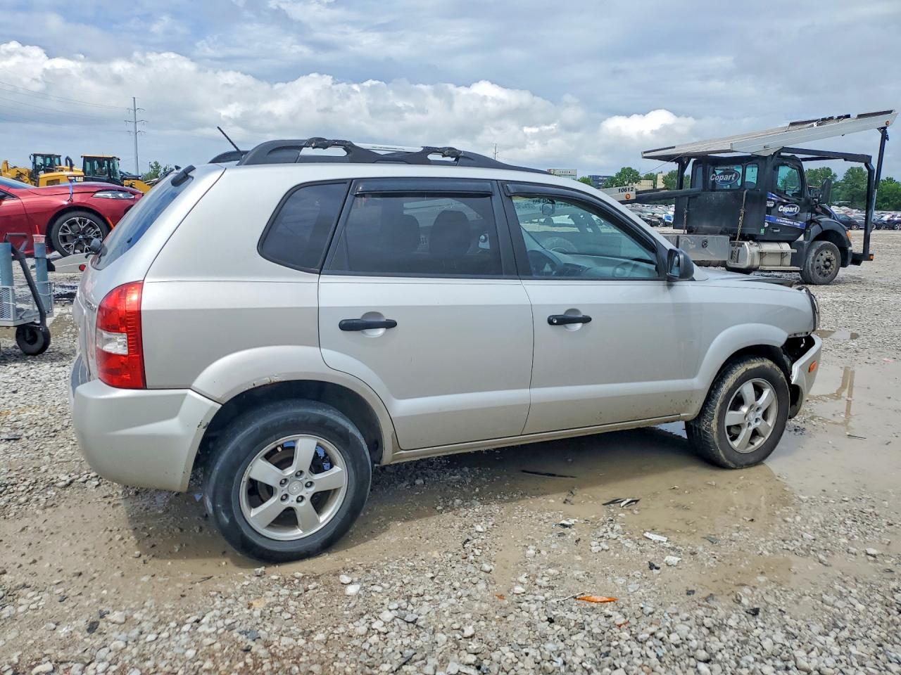 2006 Hyundai Tucson Gl Silver vin: KM8JM12B36U458626
