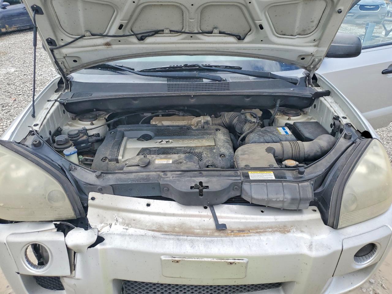 2006 Hyundai Tucson Gl Silver vin: KM8JM12B36U458626