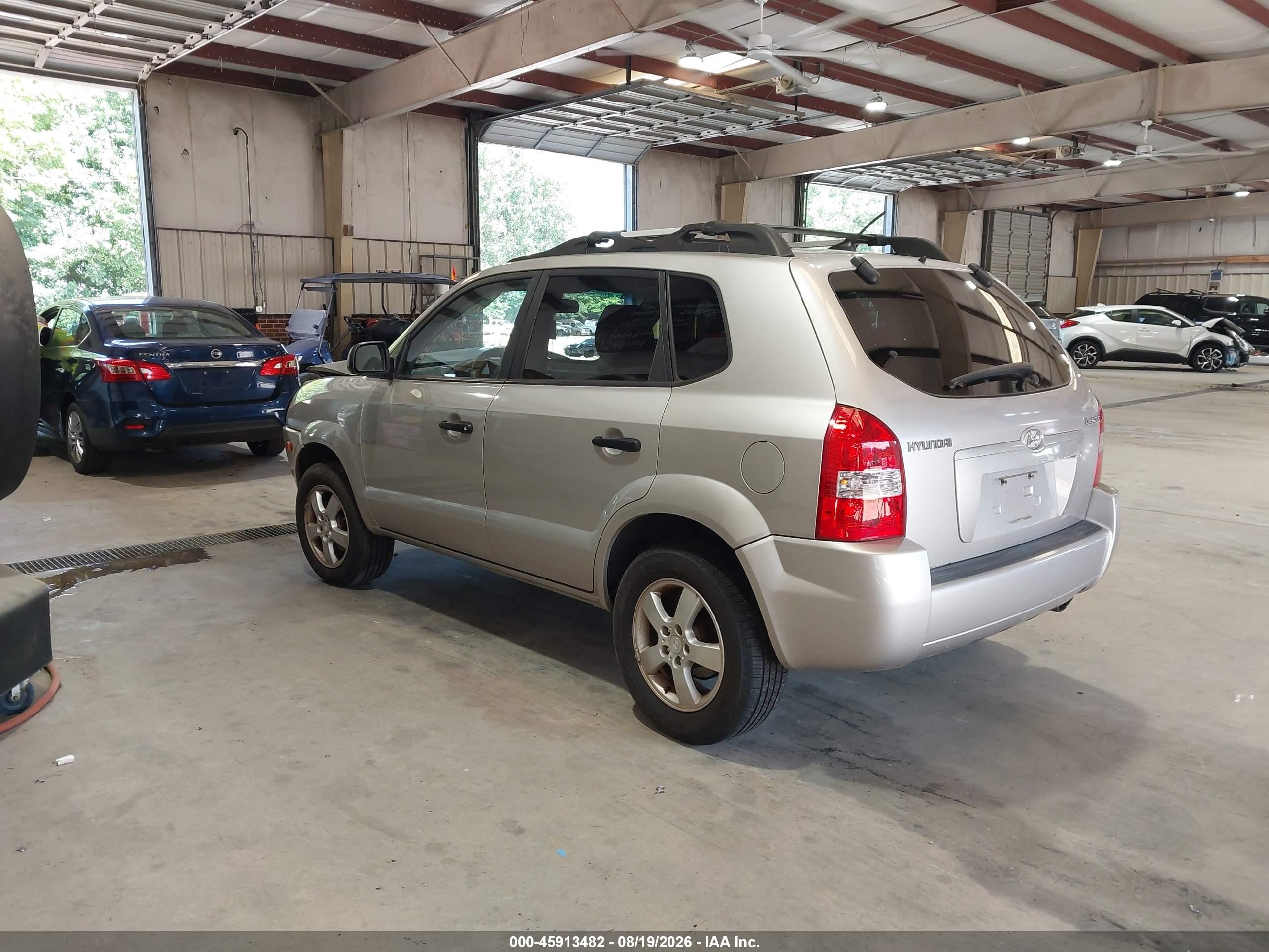 2006 Hyundai Tucson Gl Silver vin: KM8JM12B36U473000