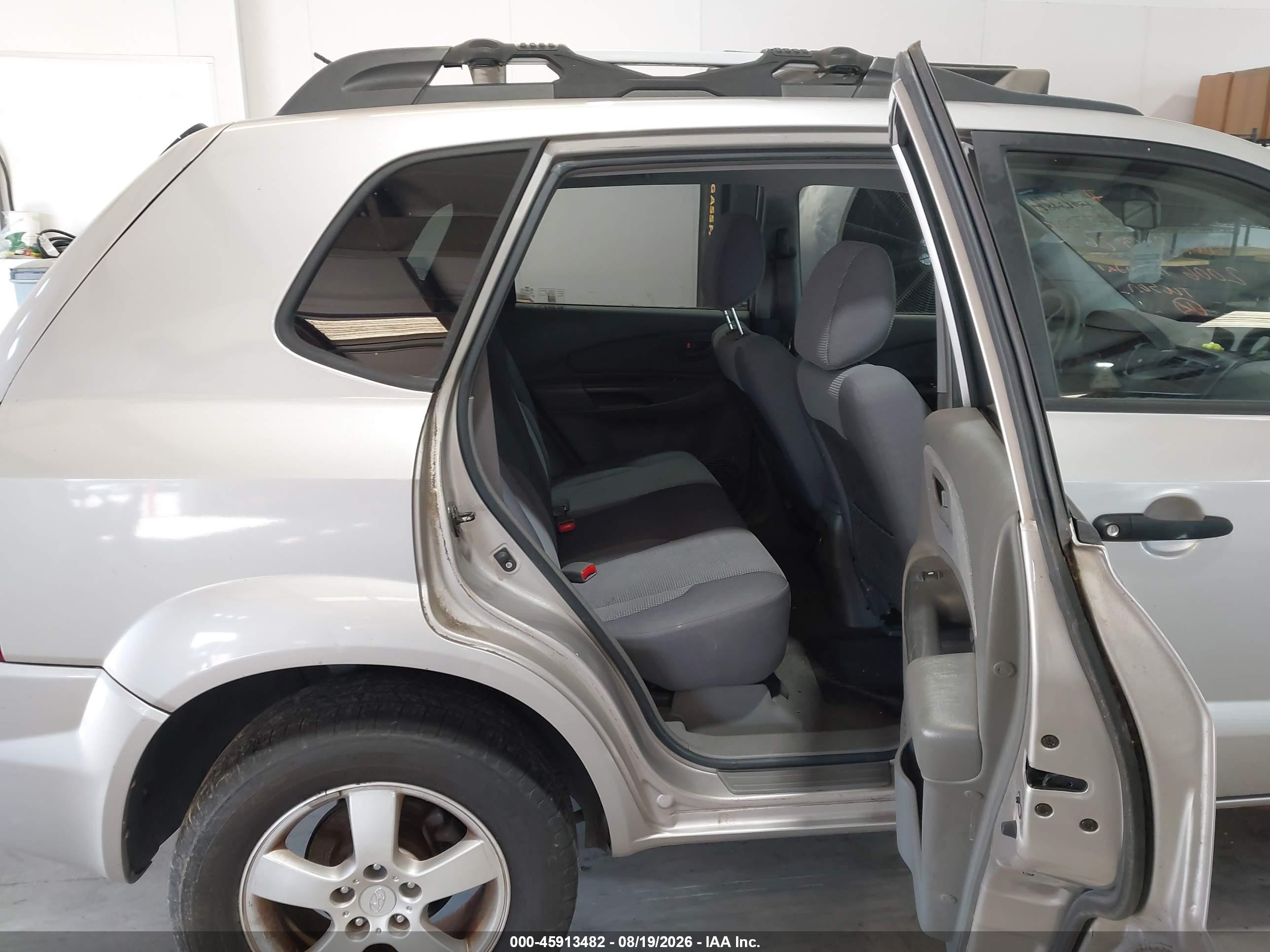 2006 Hyundai Tucson Gl Silver vin: KM8JM12B36U473000