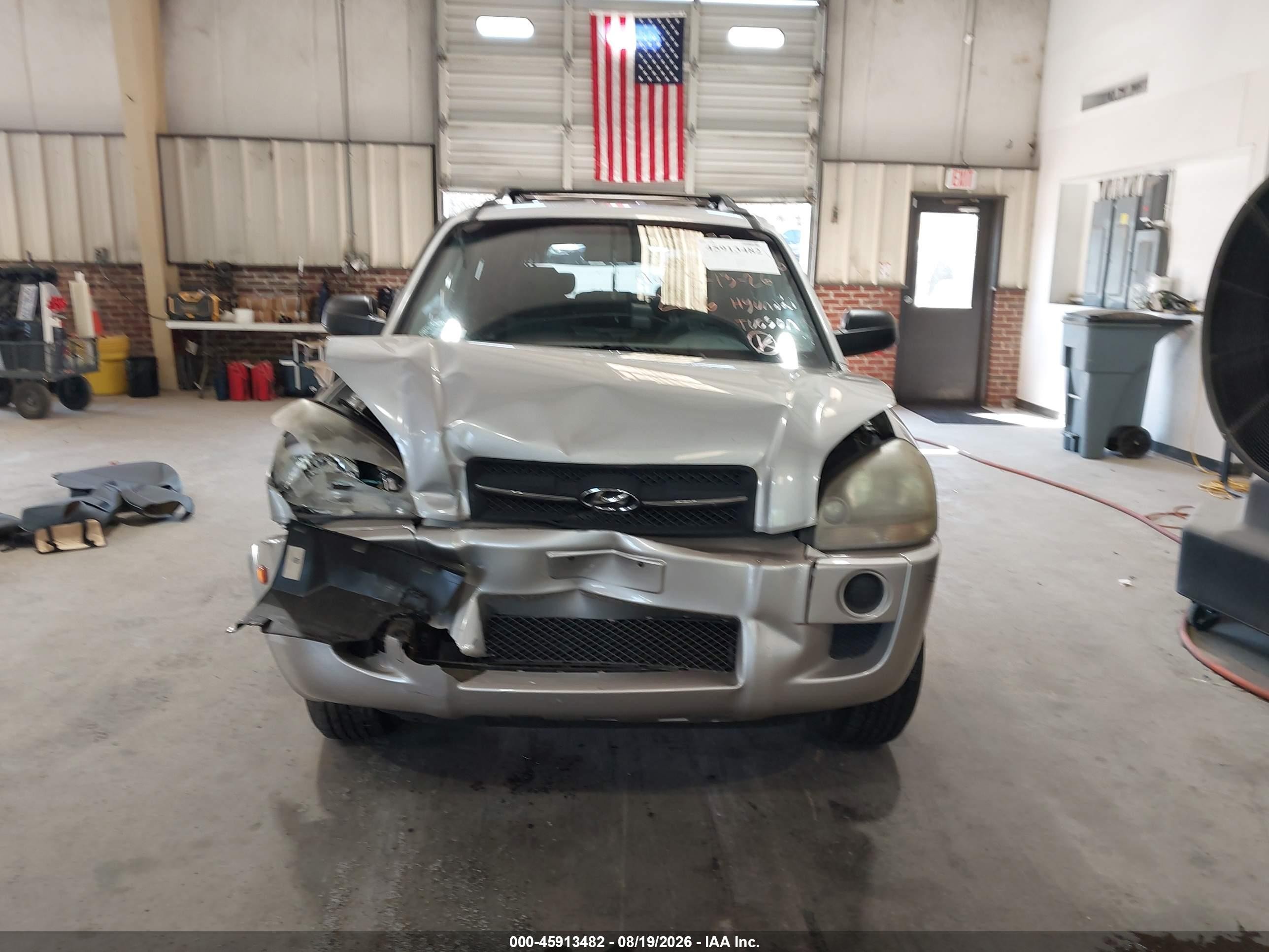 2006 Hyundai Tucson Gl Silver vin: KM8JM12B36U473000