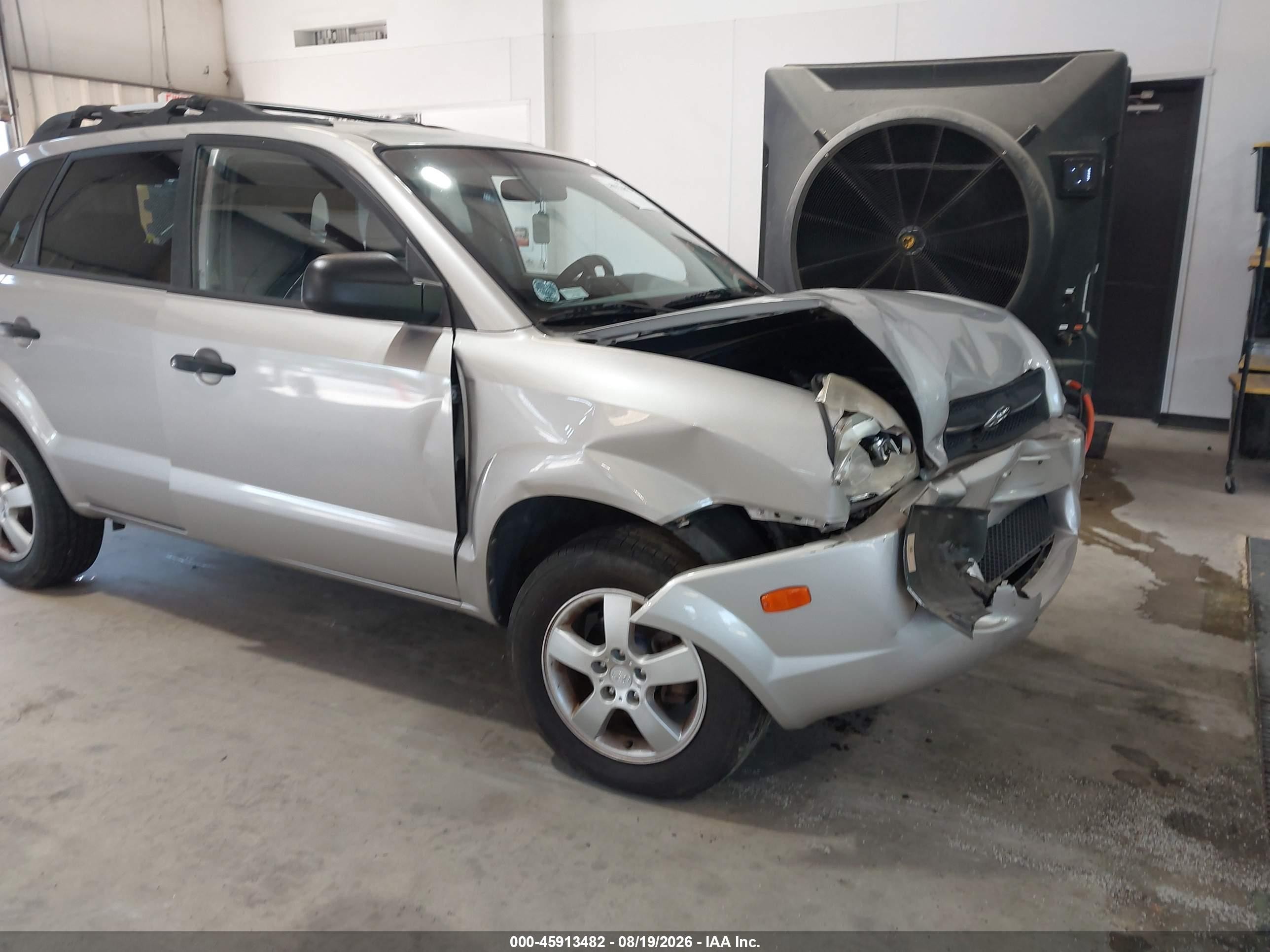 2006 Hyundai Tucson Gl Silver vin: KM8JM12B36U473000