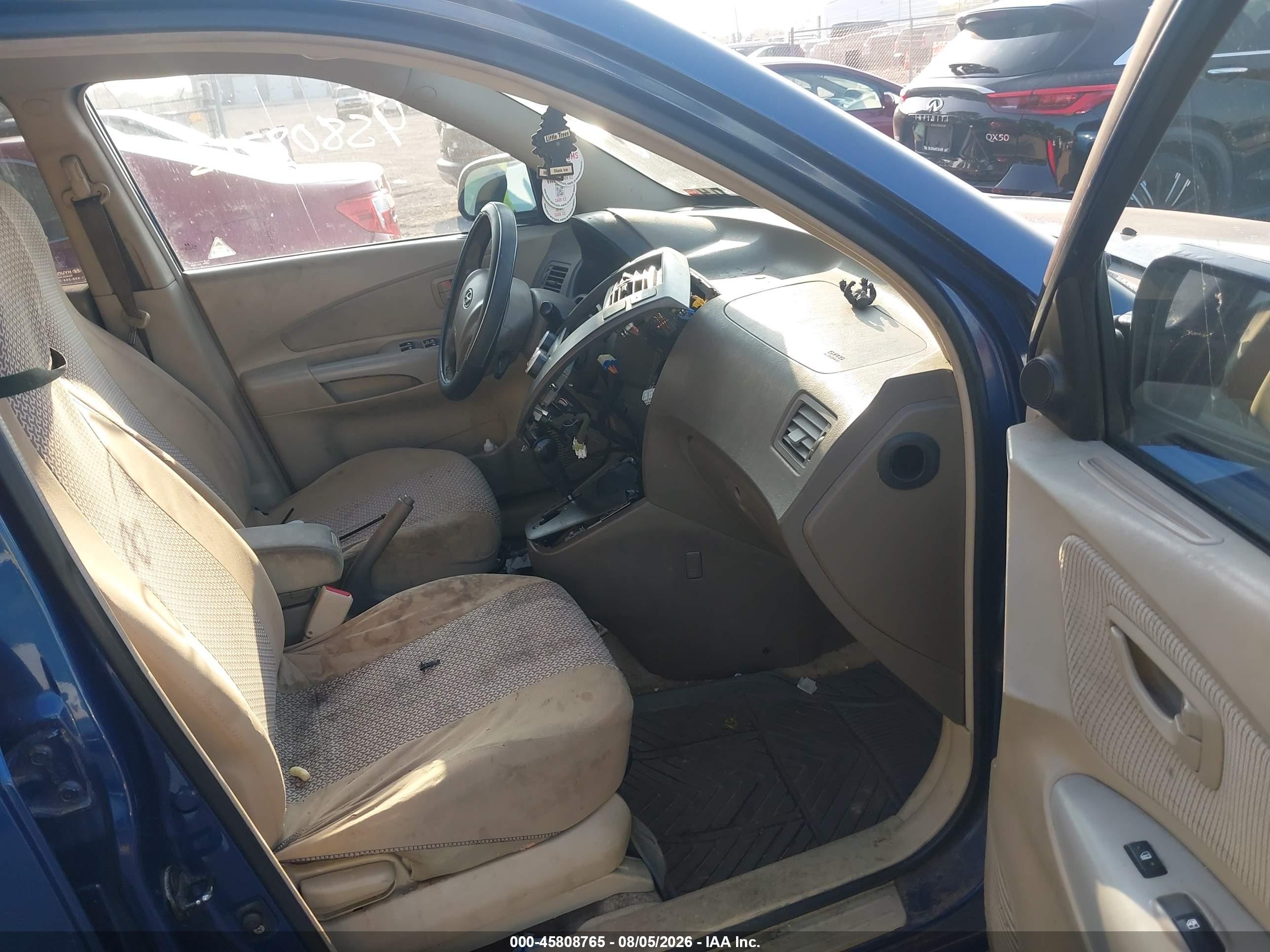 2007 Hyundai Tucson Gls Blue vin: KM8JM12B37U560302