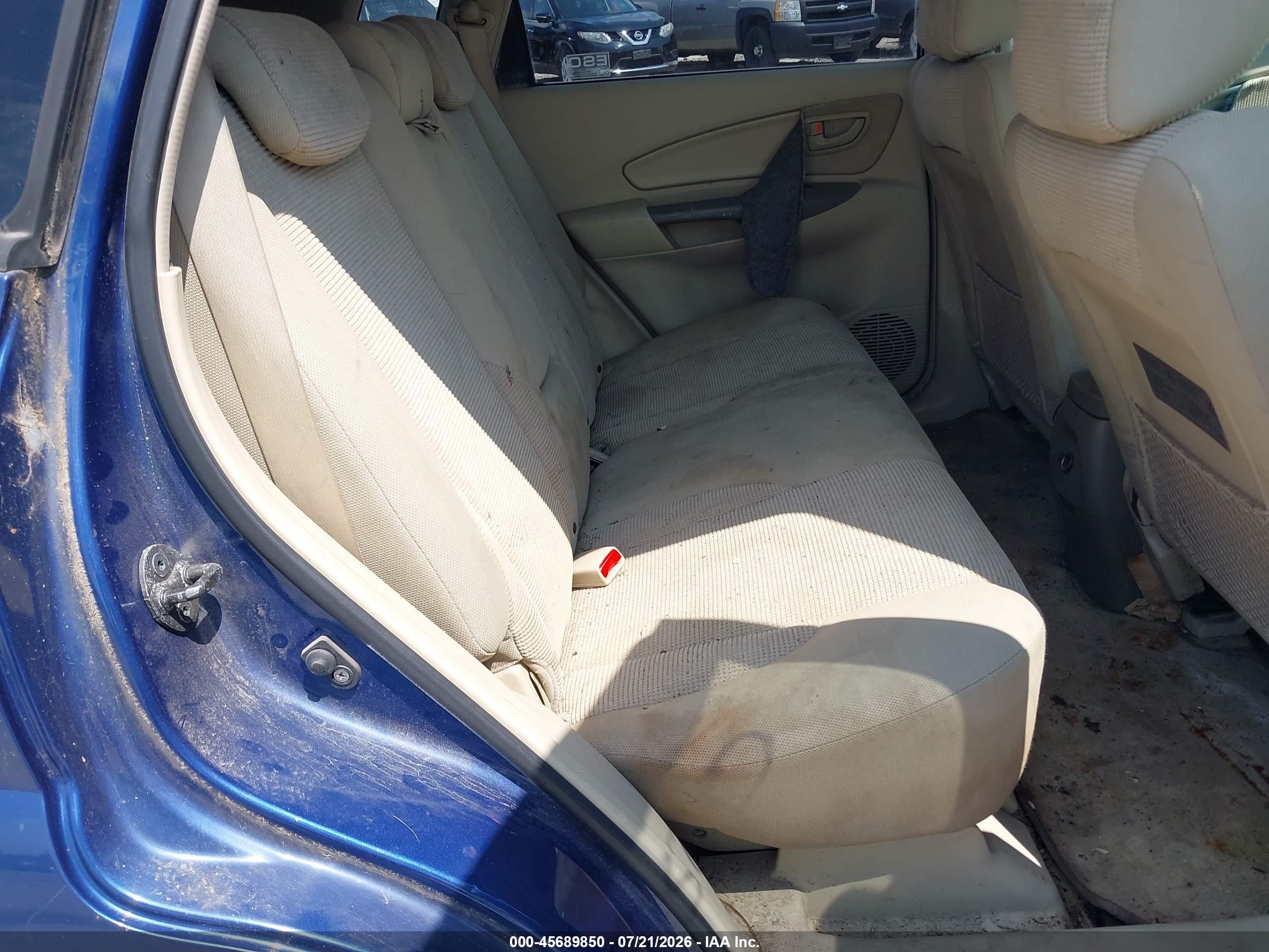 2007 Hyundai Tucson Gls Blue vin: KM8JM12B37U648041