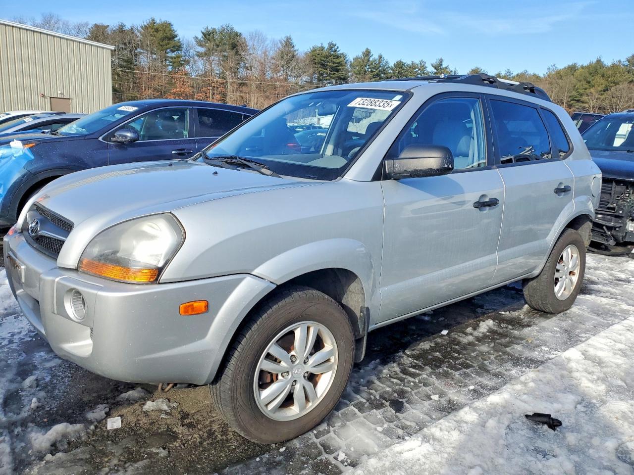 2009 Hyundai Tucson Gls Silver vin: KM8JM12B39U977020
