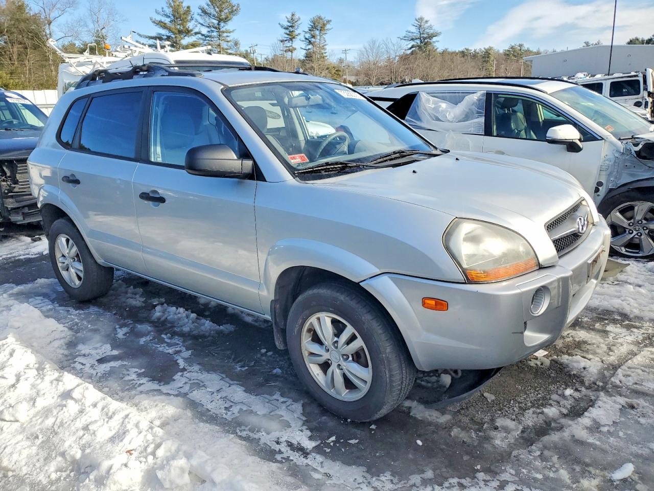 2009 Hyundai Tucson Gls Silver vin: KM8JM12B39U977020