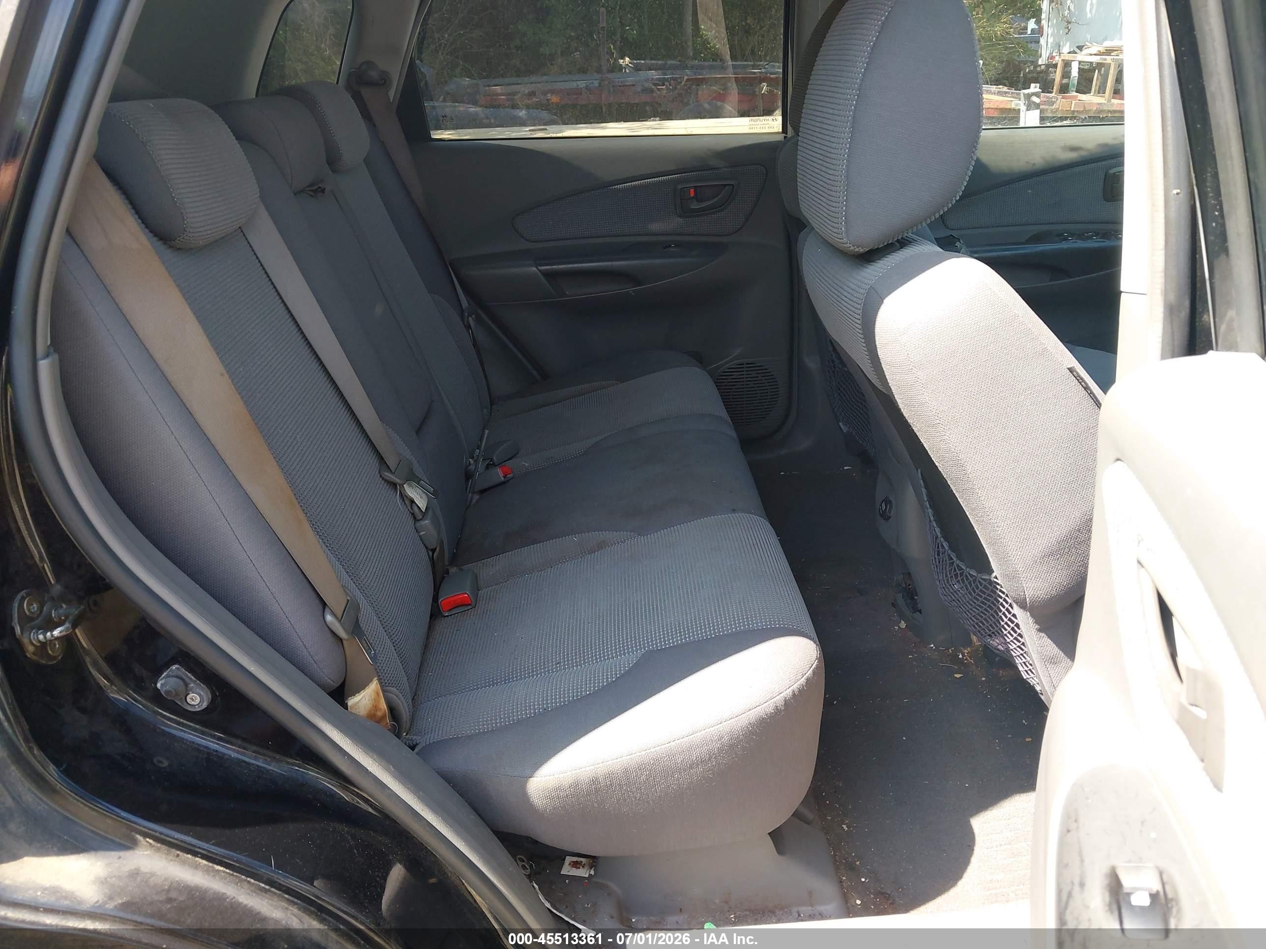 2006 Hyundai Tucson Gl Black vin: KM8JM12B46U279771