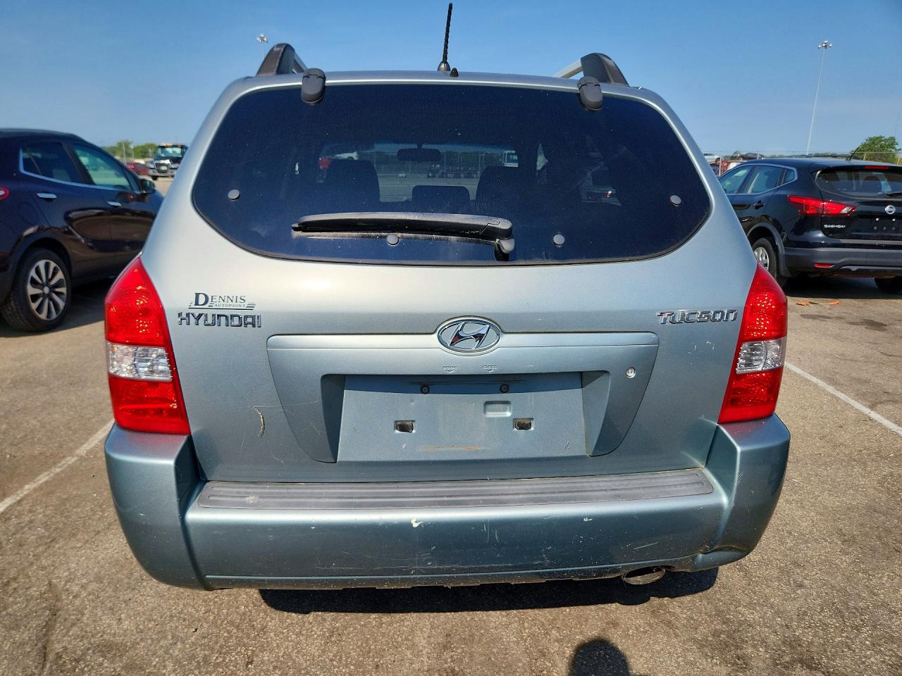 2007 Hyundai Tucson Gls Бирюзовый vin: KM8JM12B47U513876