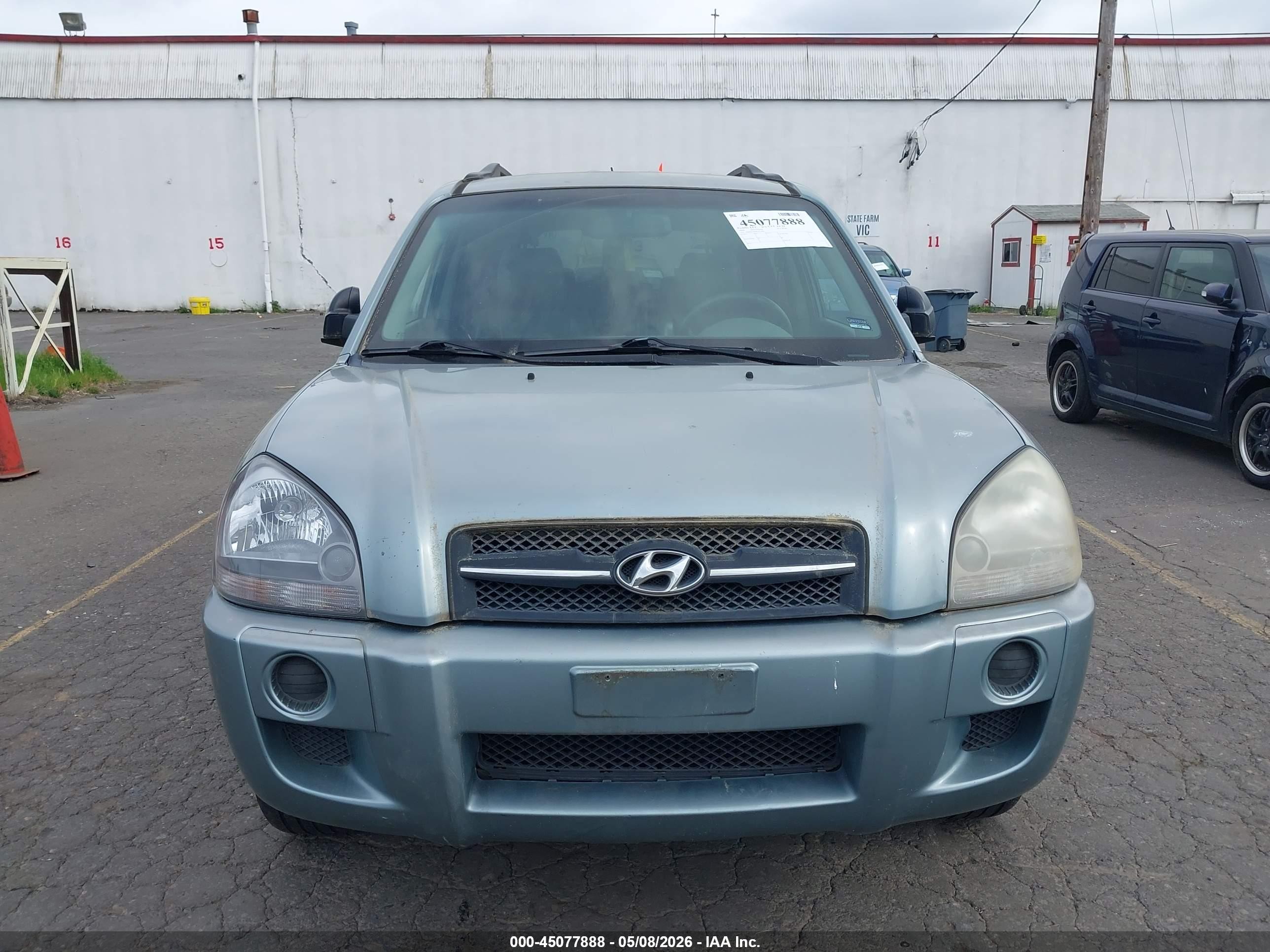 2008 Hyundai Tucson Gls Серый vin: KM8JM12B48U813998