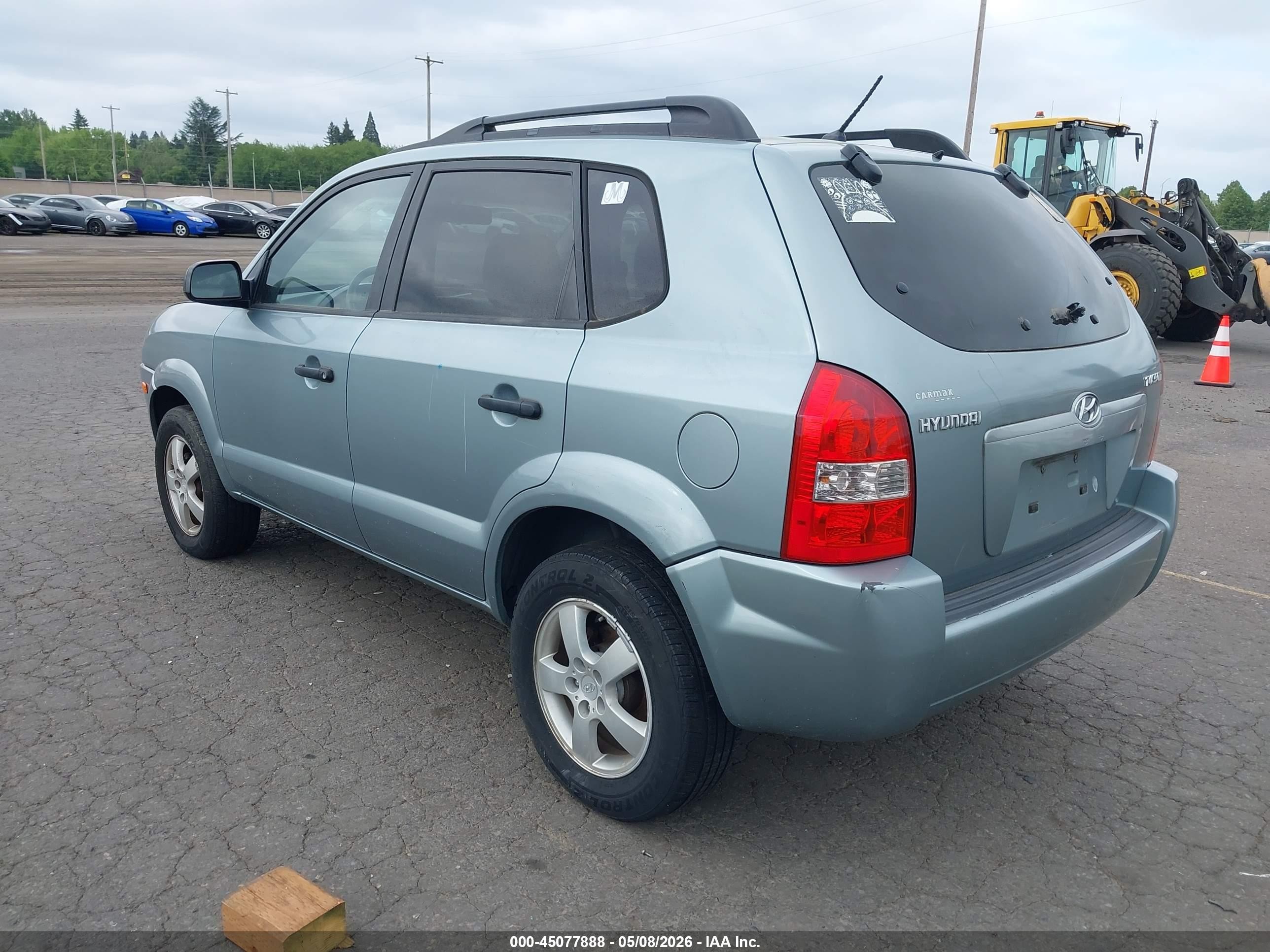 2008 Hyundai Tucson Gls Серый vin: KM8JM12B48U813998