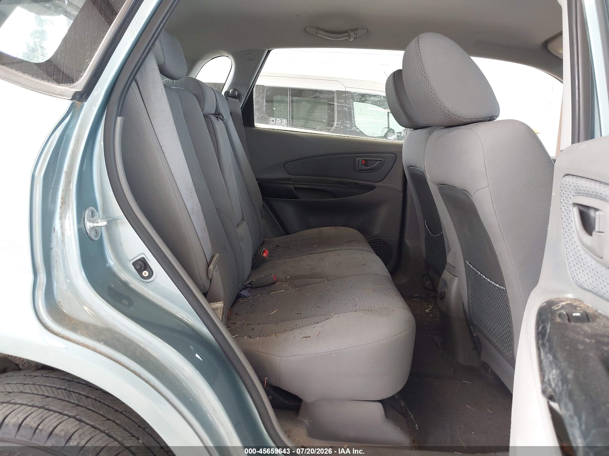 2009 Hyundai Tucson Gls Light Blue vin: KM8JM12B49U000890