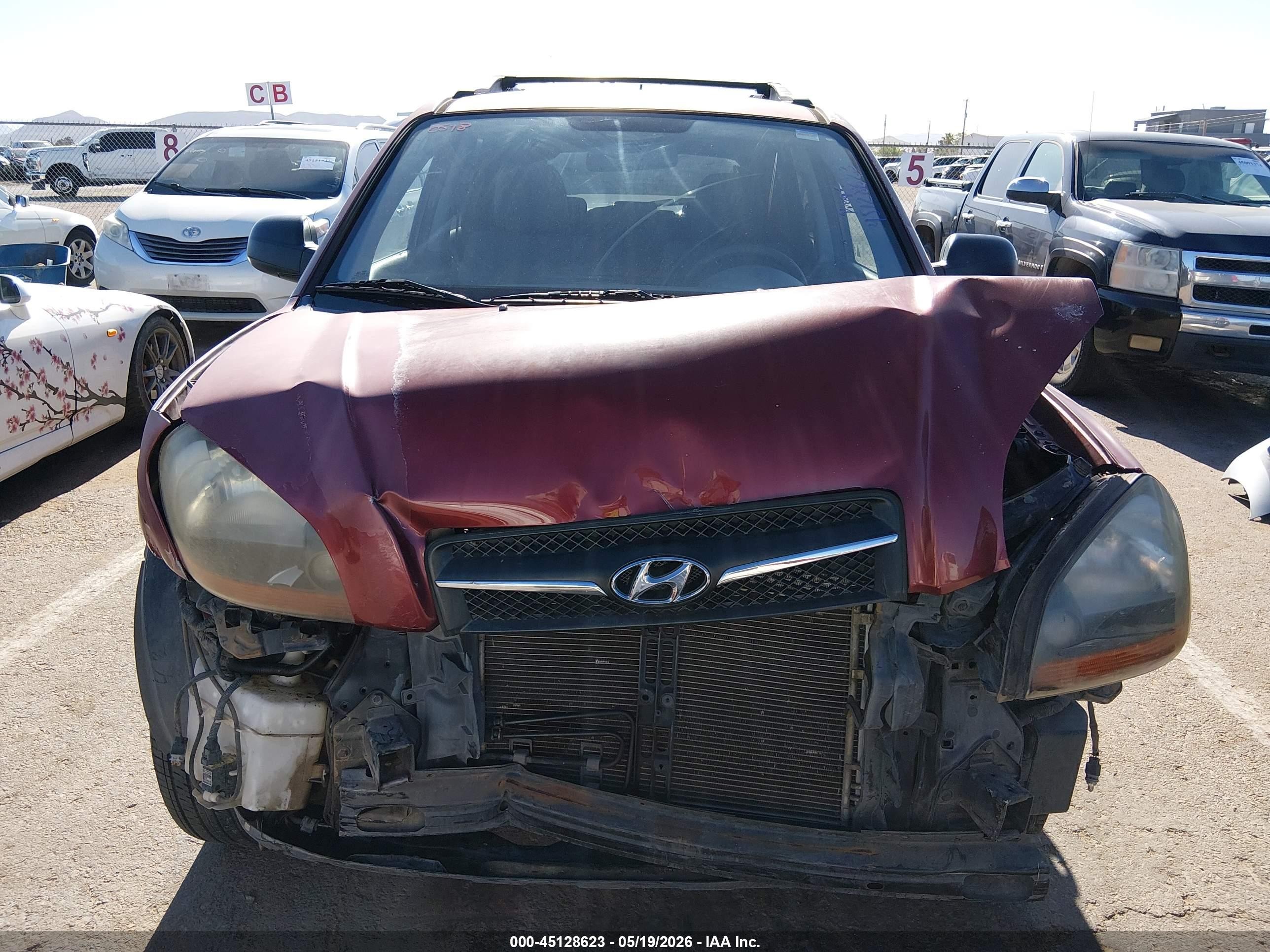 2009 Hyundai Tucson Gls Red vin: KM8JM12B49U988429