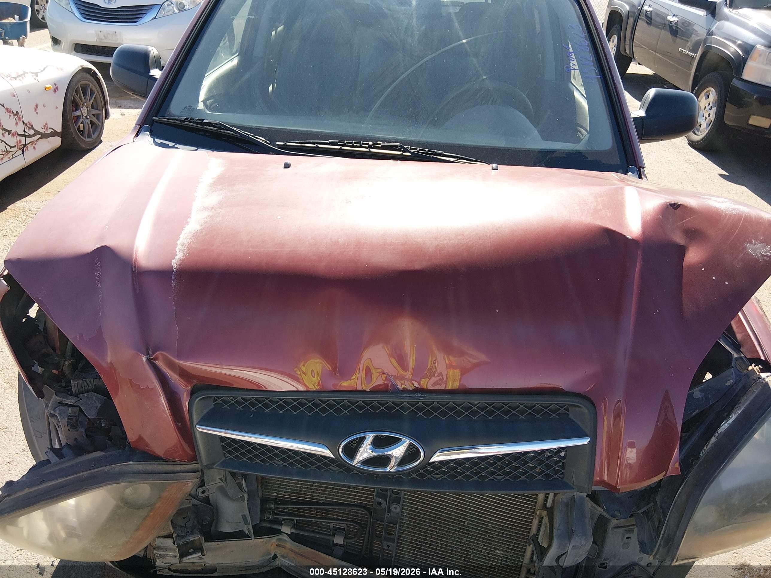 2009 Hyundai Tucson Gls Red vin: KM8JM12B49U988429