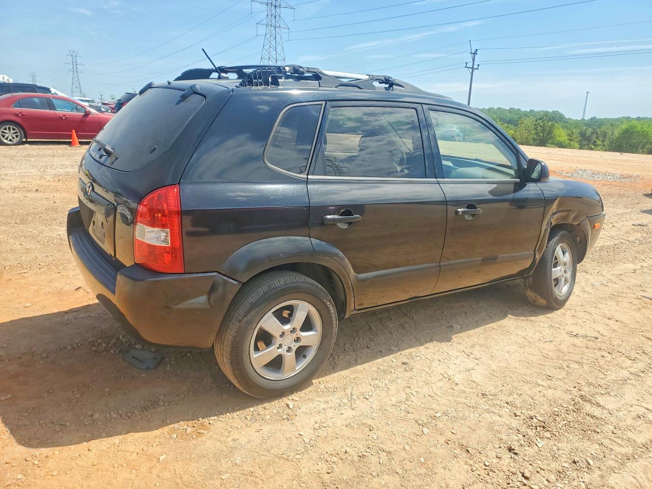 2006 Hyundai Tucson Gl Black vin: KM8JM12B56U464055