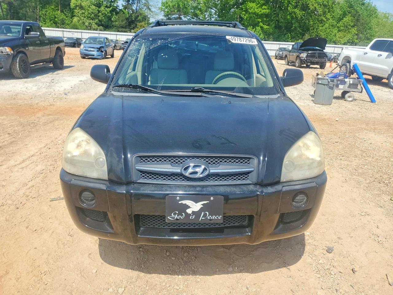 2006 Hyundai Tucson Gl Black vin: KM8JM12B56U464055