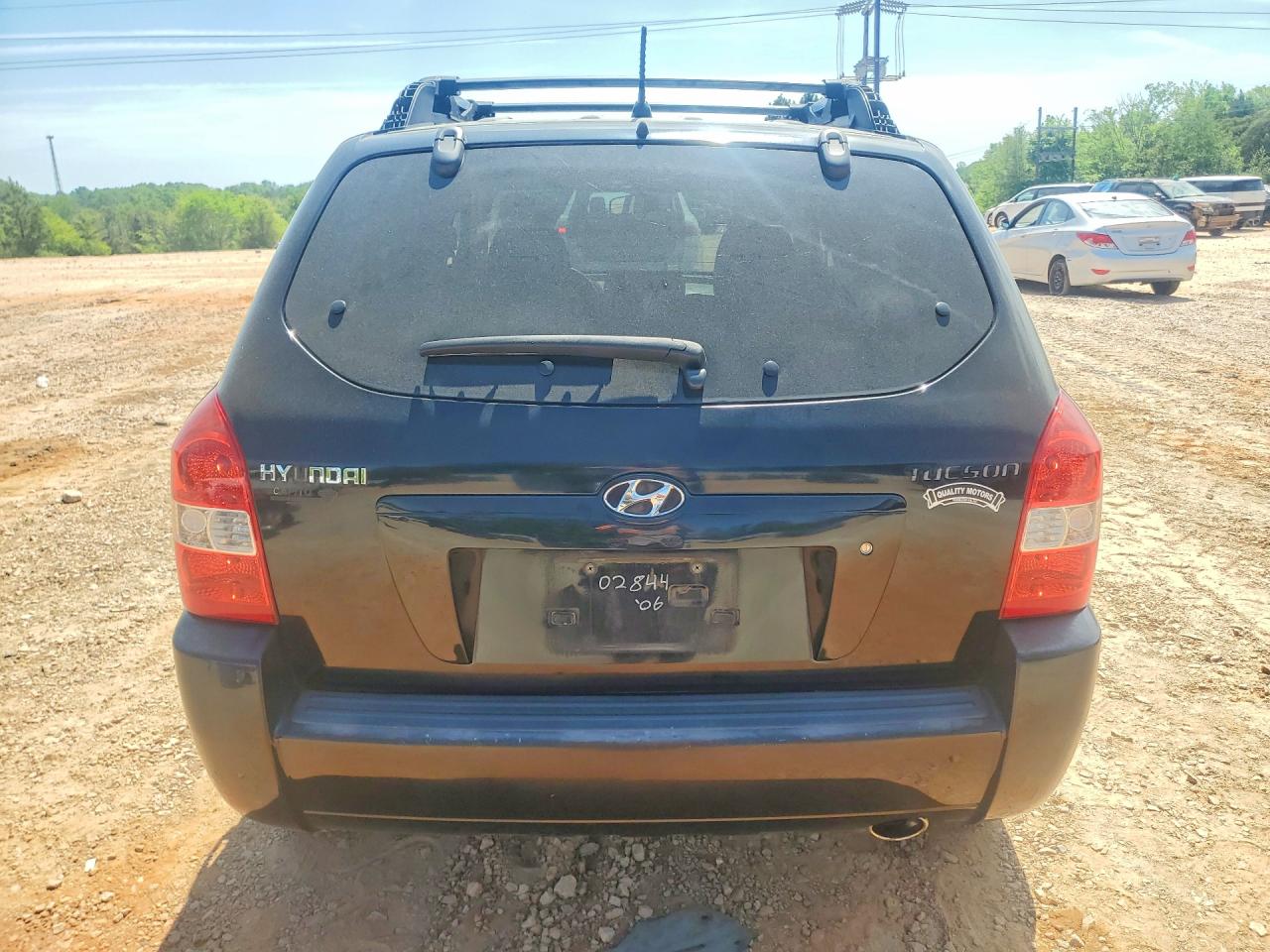 2006 Hyundai Tucson Gl Black vin: KM8JM12B56U464055