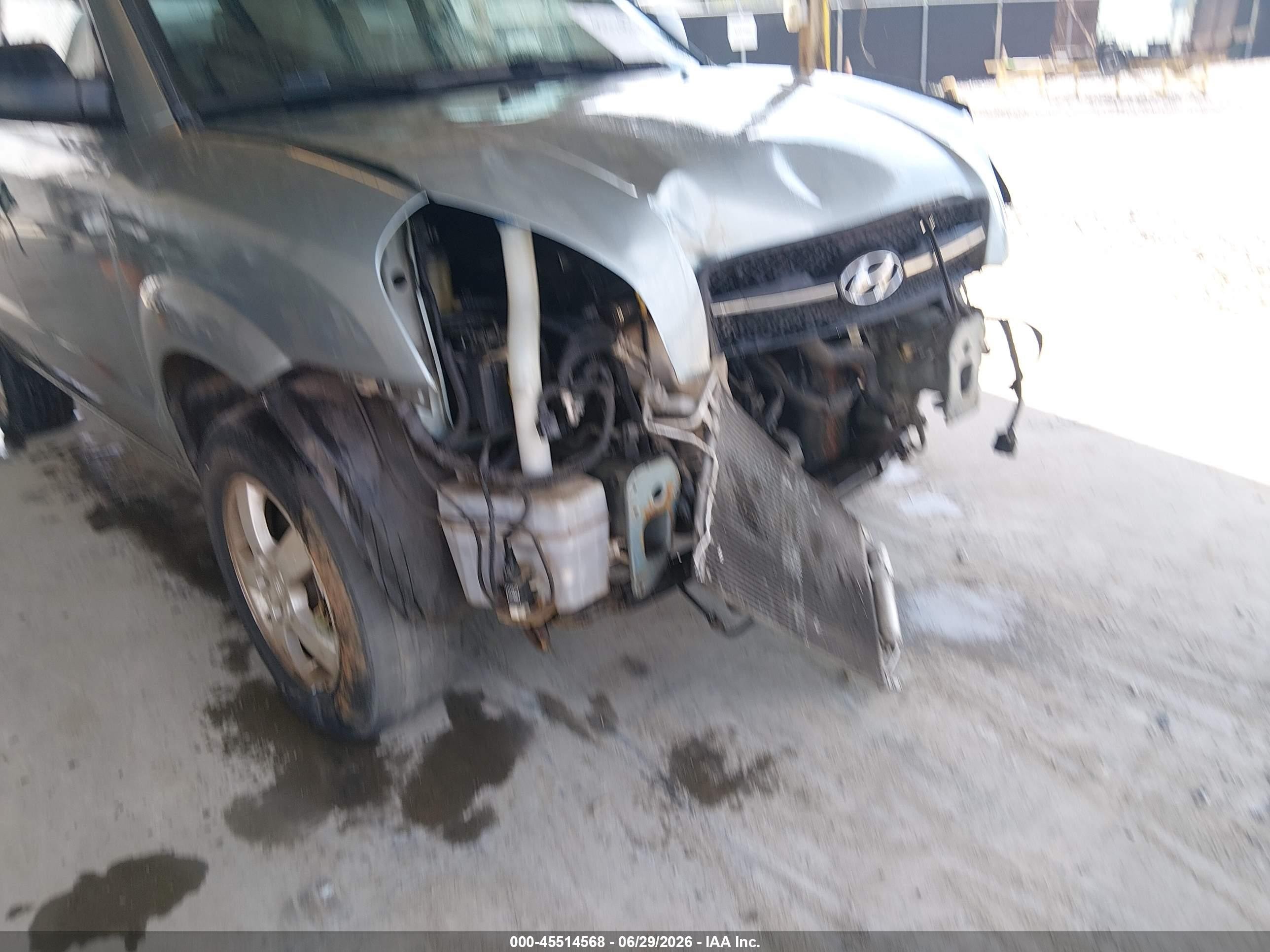 2007 Hyundai Tucson Gls Blue vin: KM8JM12B57U510758