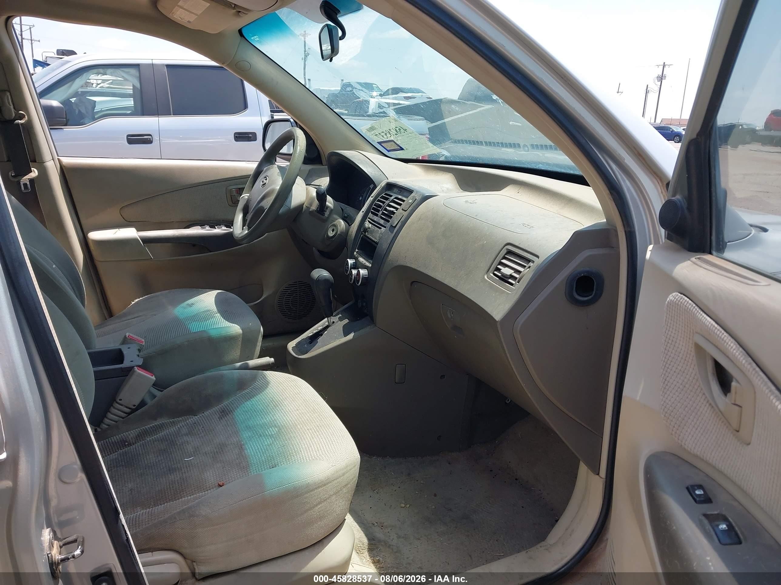 2007 Hyundai Tucson Gls Silver vin: KM8JM12B57U567638