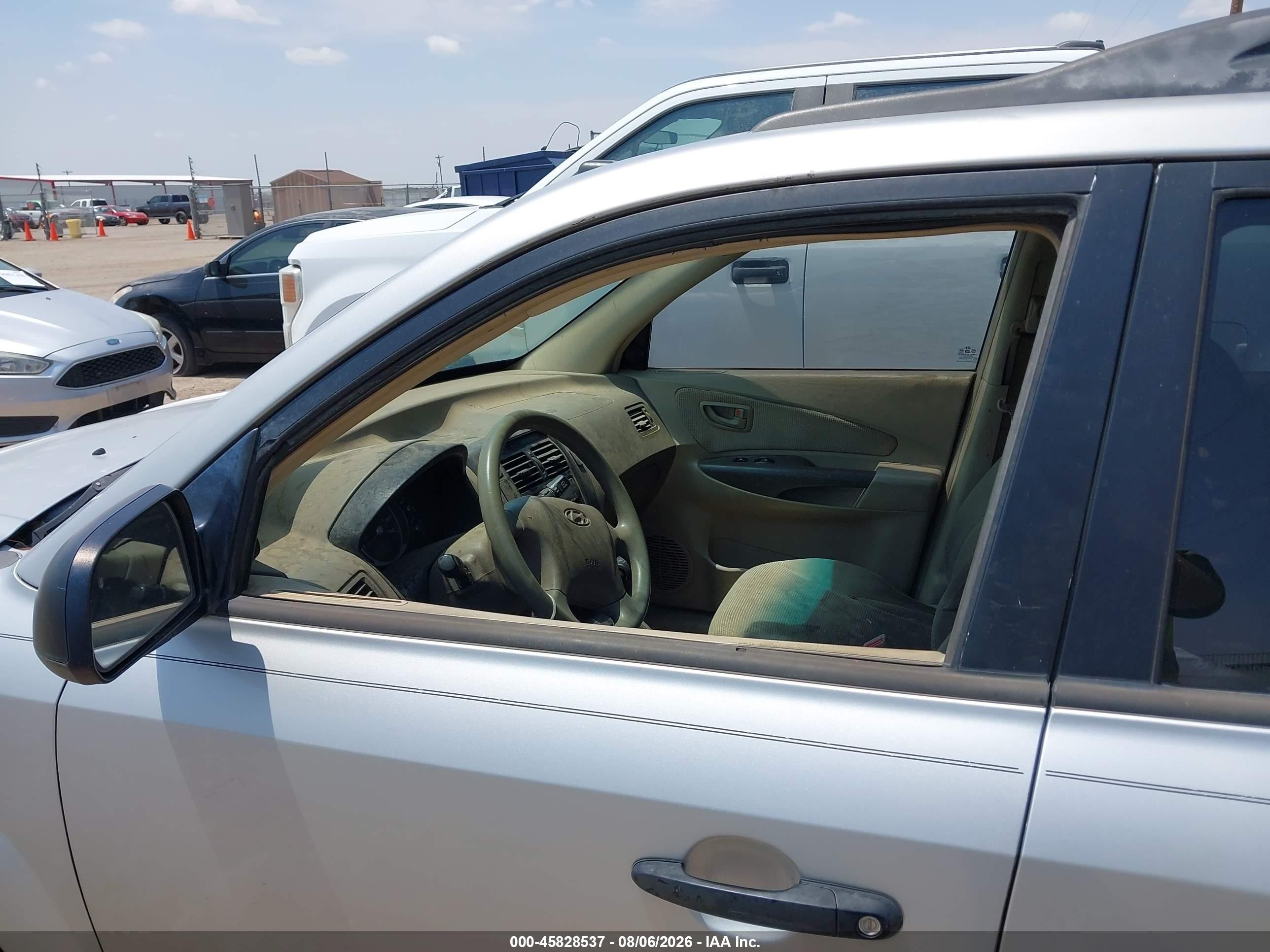 2007 Hyundai Tucson Gls Silver vin: KM8JM12B57U567638