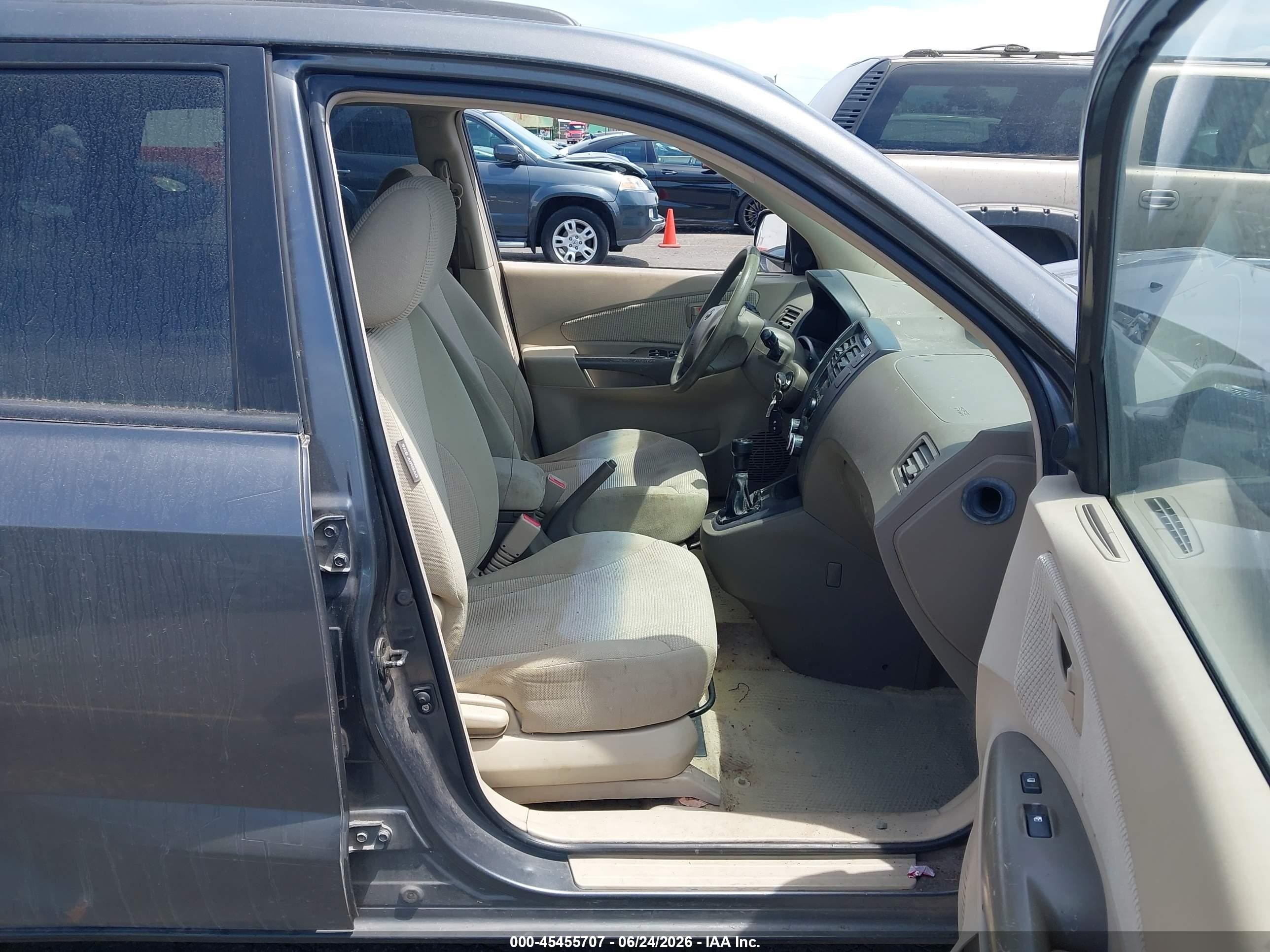 2007 Hyundai Tucson Gls Gray vin: KM8JM12B57U574556