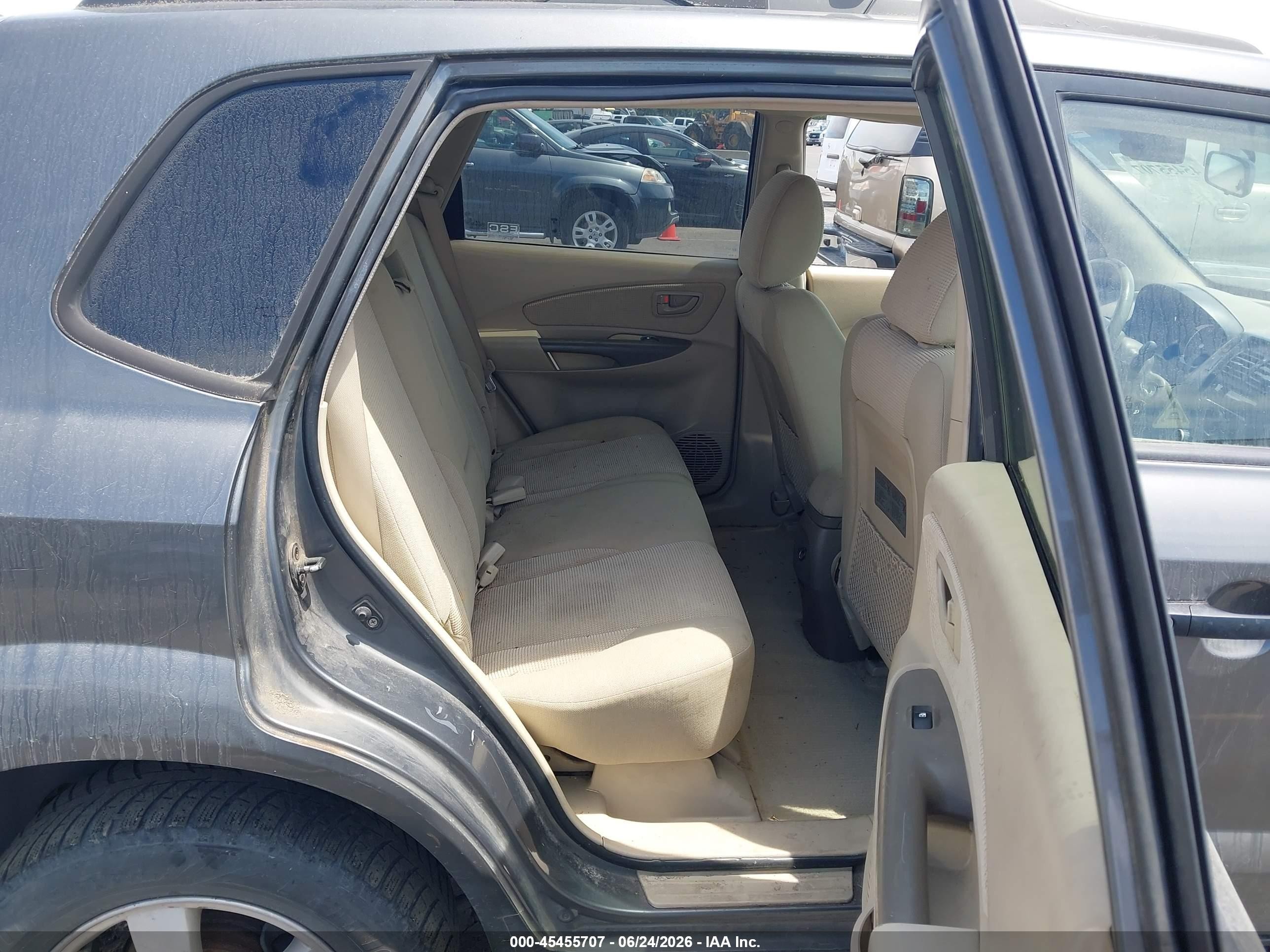 2007 Hyundai Tucson Gls Gray vin: KM8JM12B57U574556