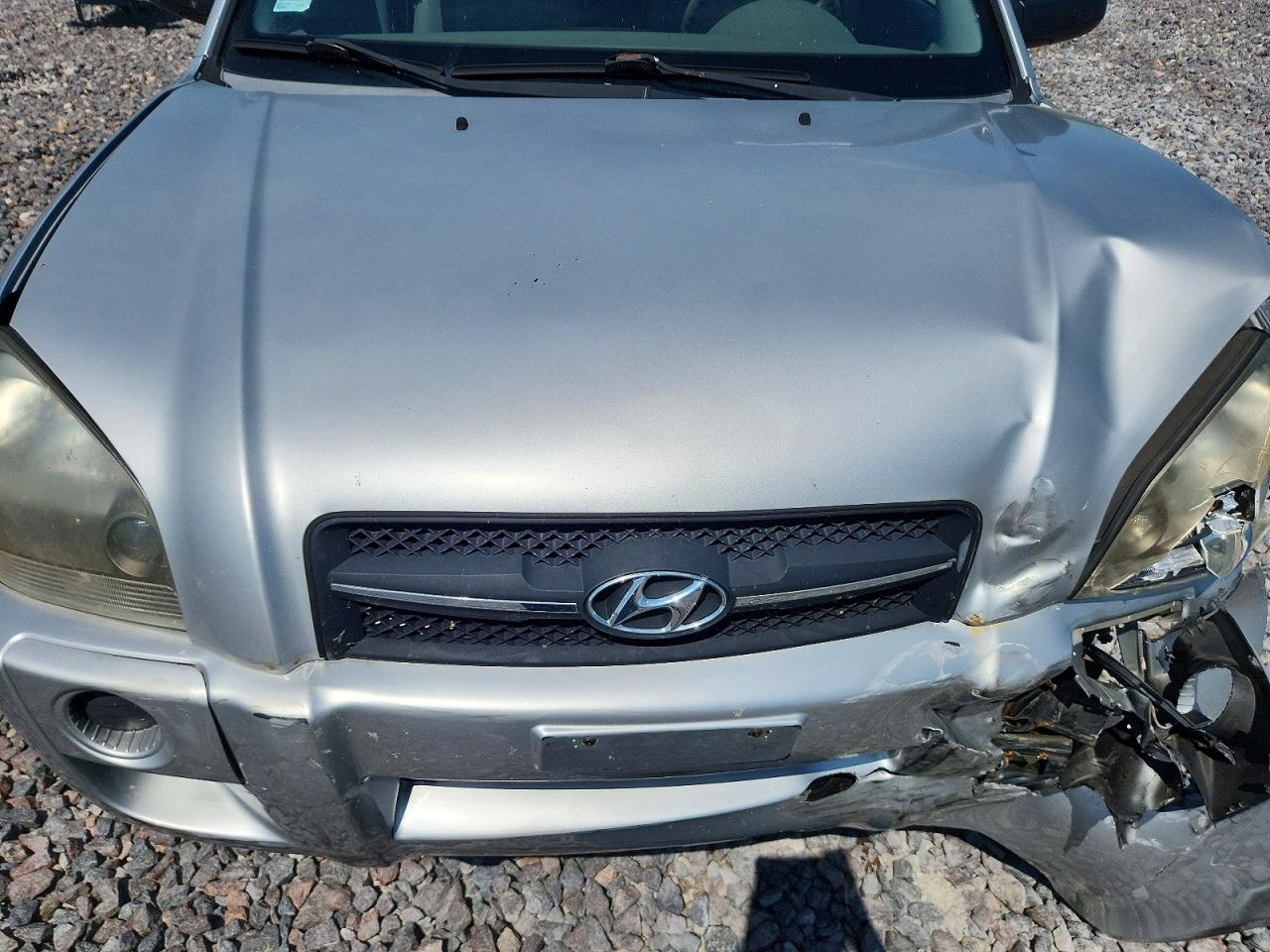 2007 Hyundai Tucson Gls Silver vin: KM8JM12B57U648106