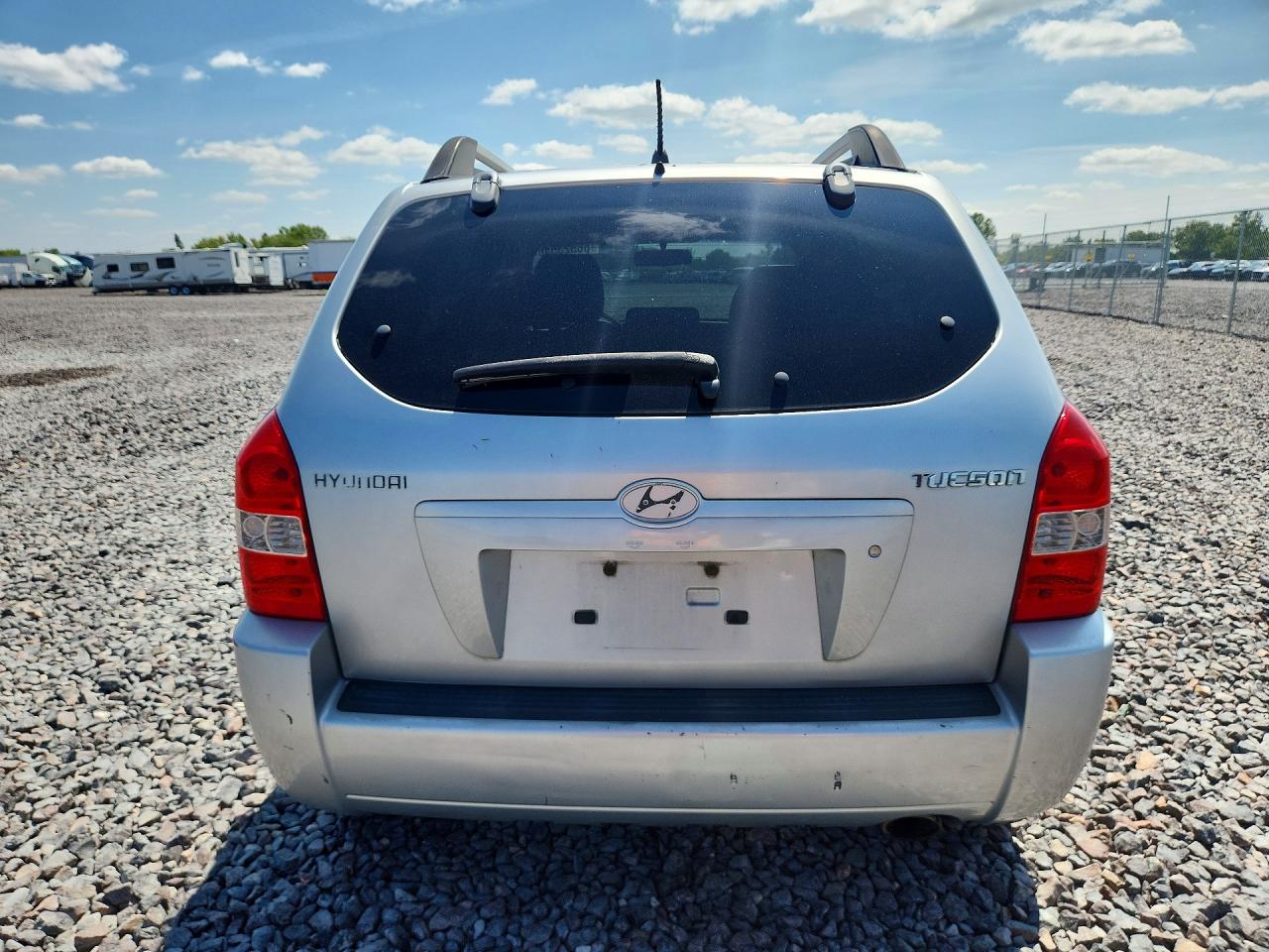 2007 Hyundai Tucson Gls Silver vin: KM8JM12B57U648106