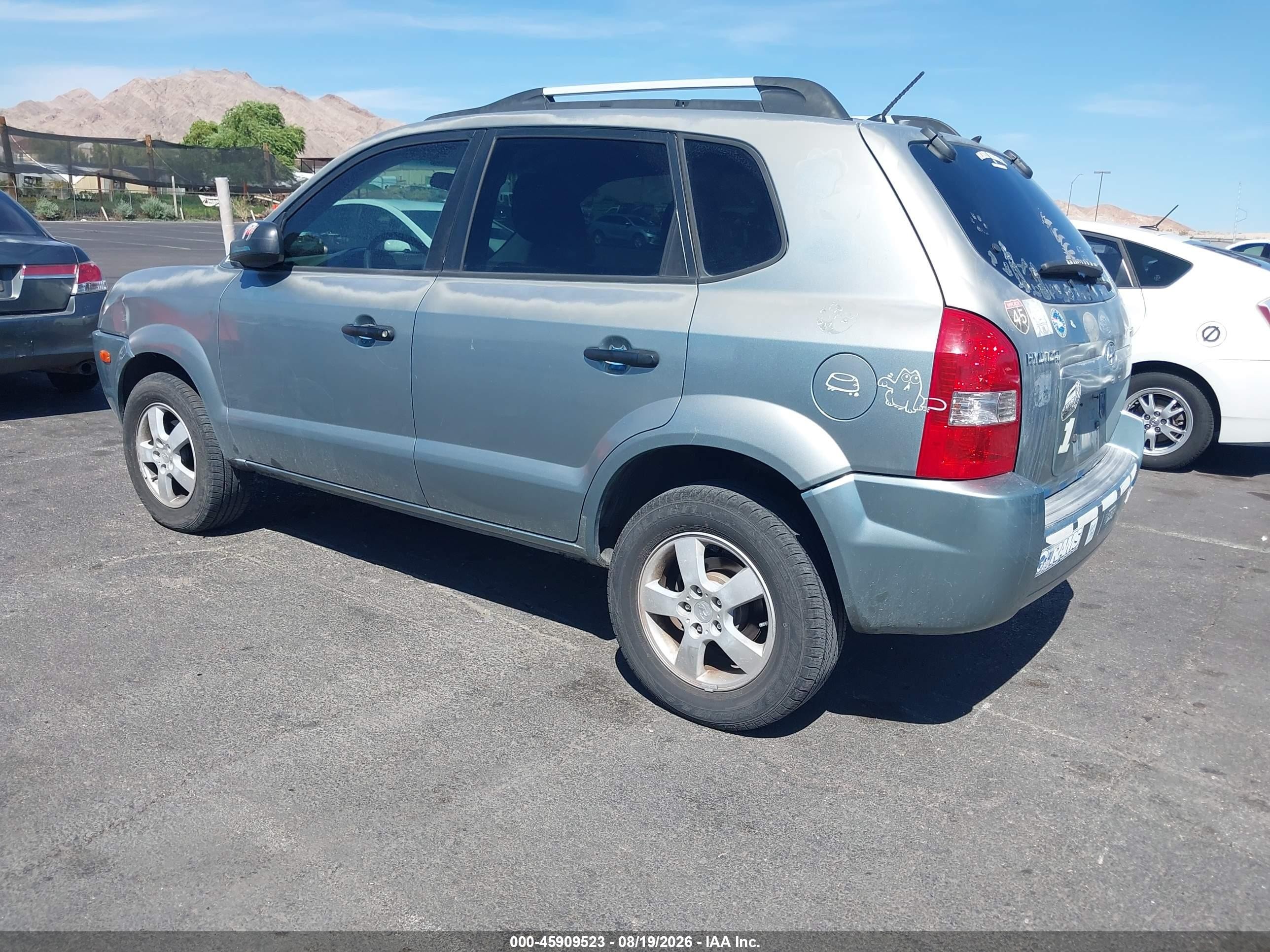 2008 Hyundai Tucson Gls Teal vin: KM8JM12B58U708841