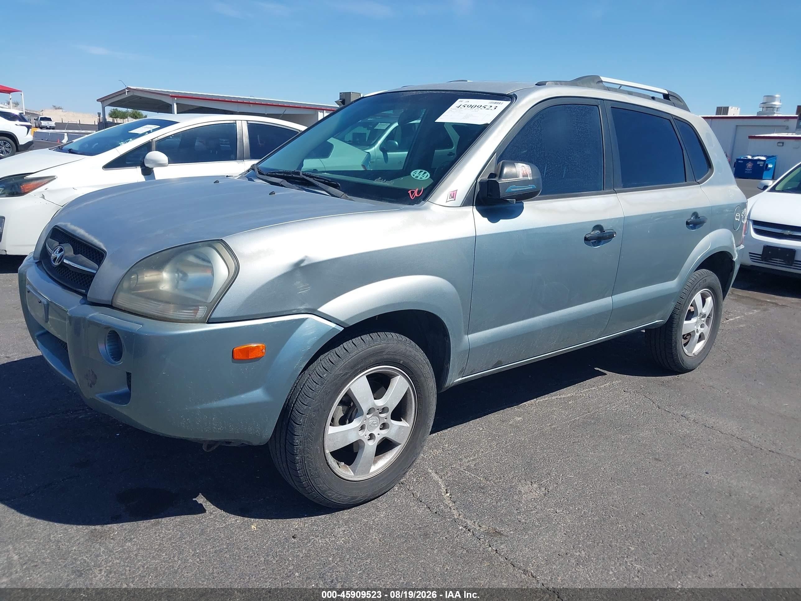 2008 Hyundai Tucson Gls Teal vin: KM8JM12B58U708841