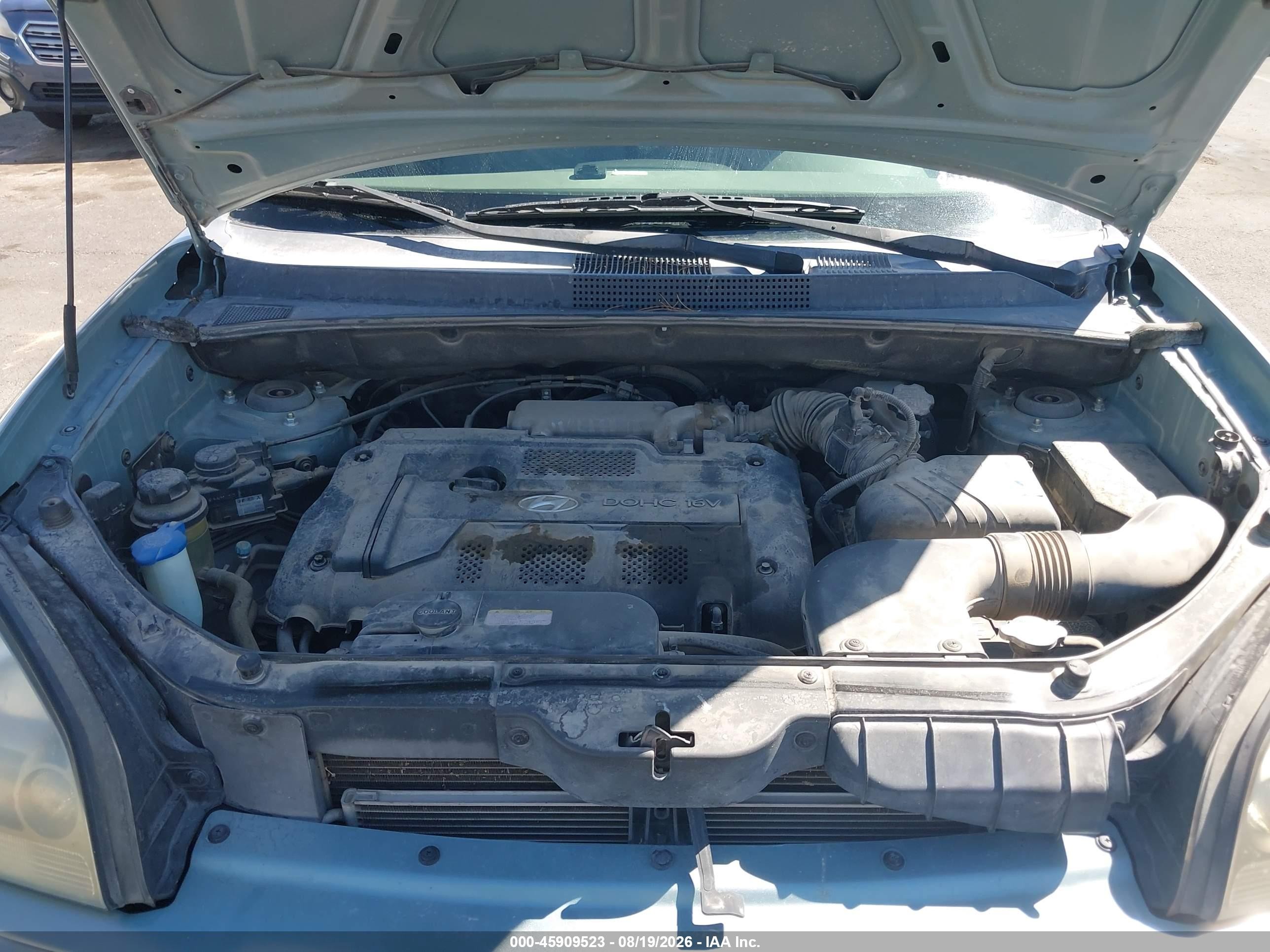 2008 Hyundai Tucson Gls Teal vin: KM8JM12B58U708841