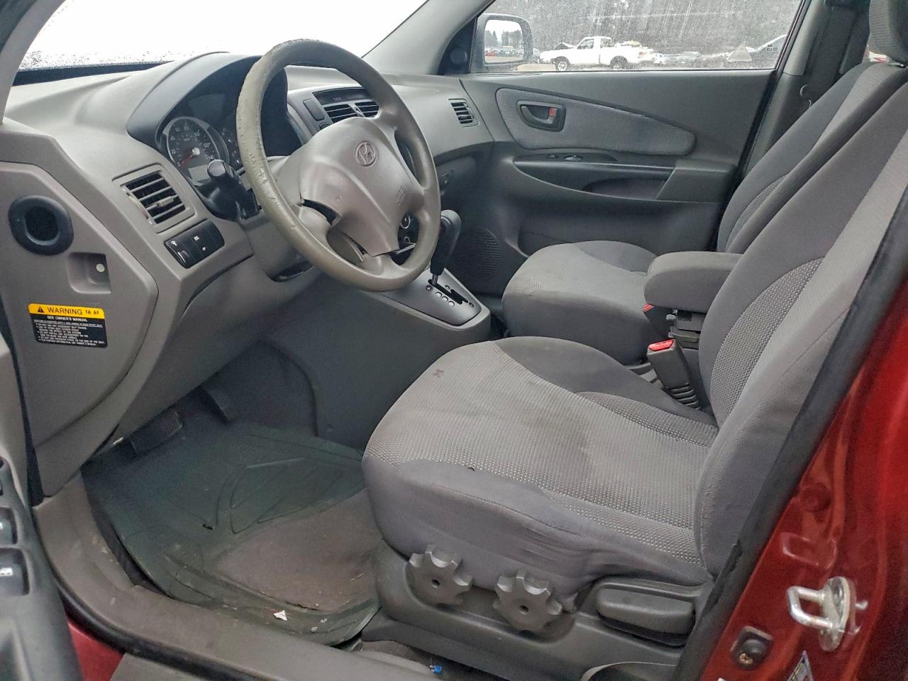 2008 Hyundai Tucson Burgundy vin: KM8JM12B58U816120