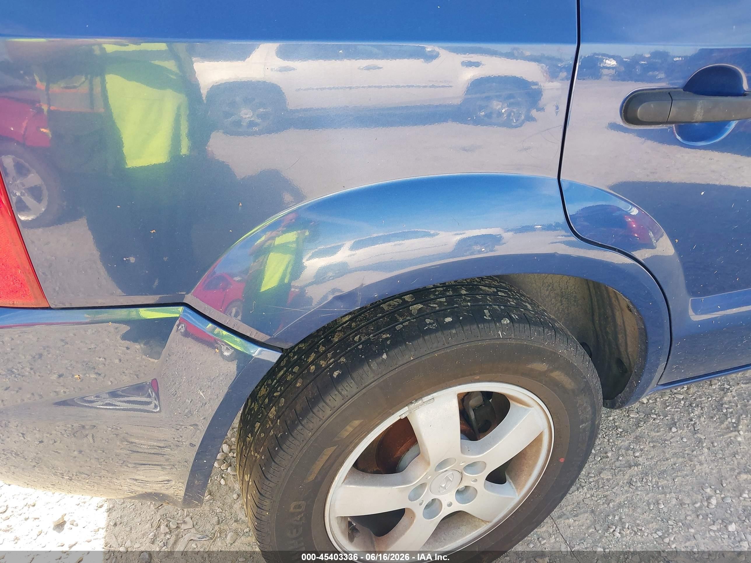 2008 Hyundai Tucson Gls Синий vin: KM8JM12B58U893442