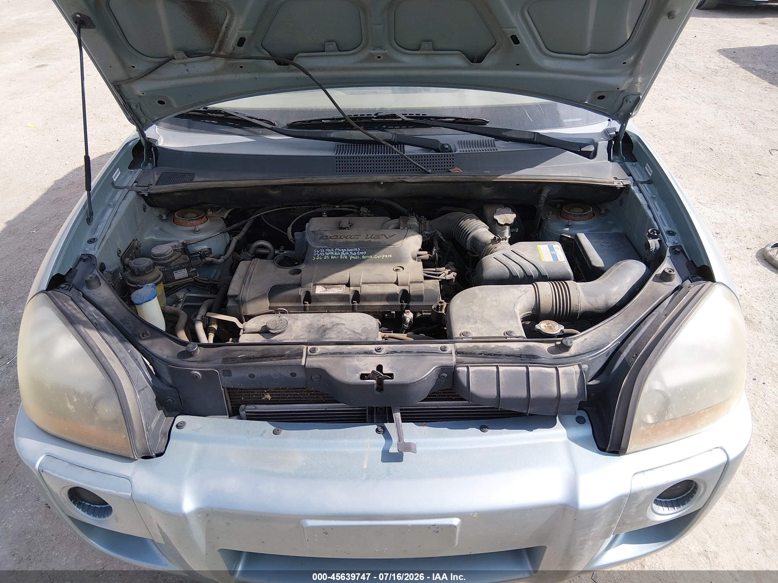 2009 Hyundai Tucson Gls Blue vin: KM8JM12B59U040993