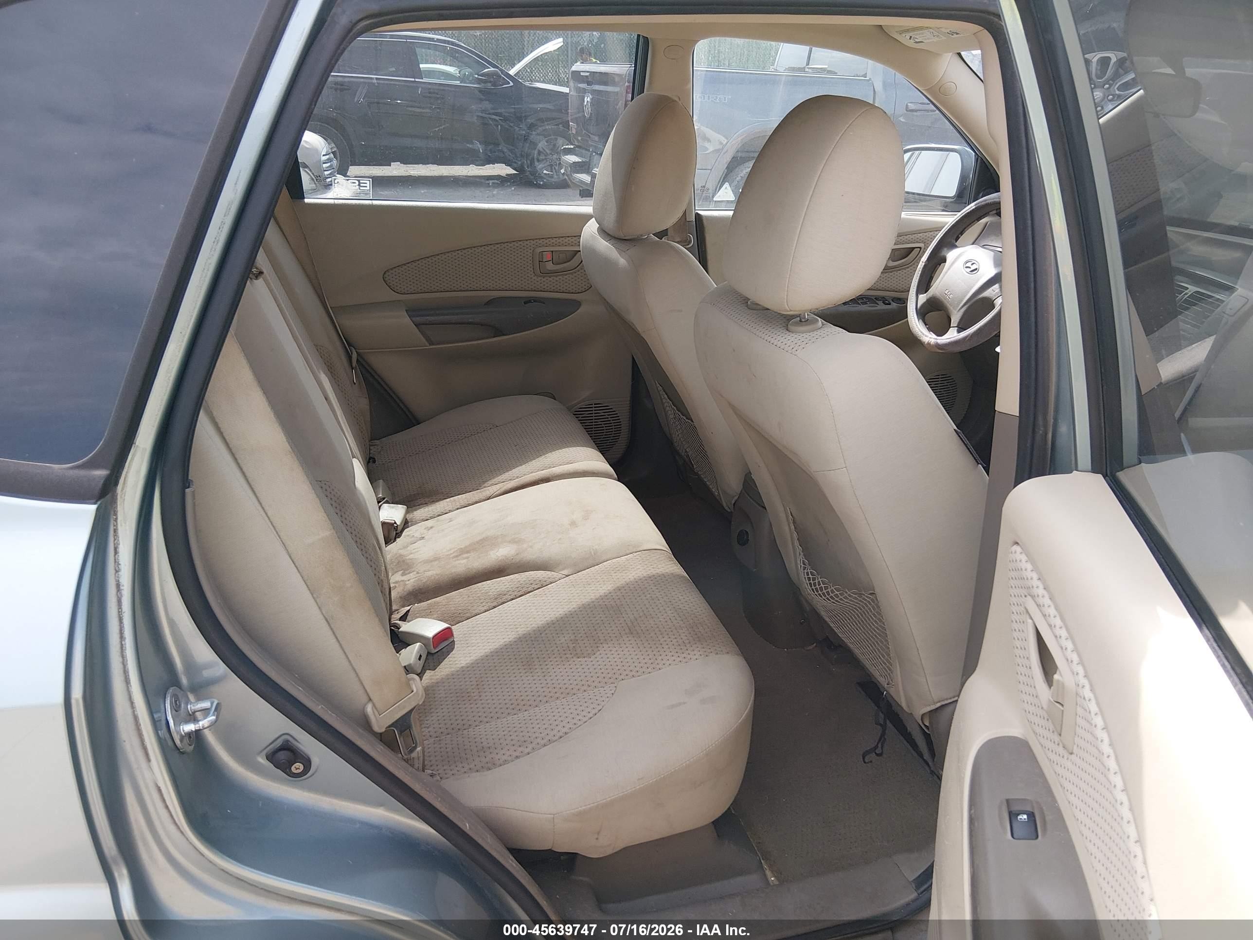 2009 Hyundai Tucson Gls Blue vin: KM8JM12B59U040993