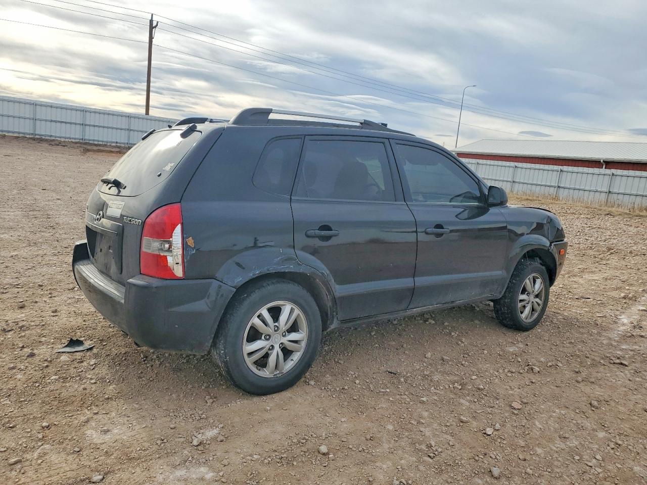 2009 Hyundai Tucson Gls Черный vin: KM8JM12B59U113456