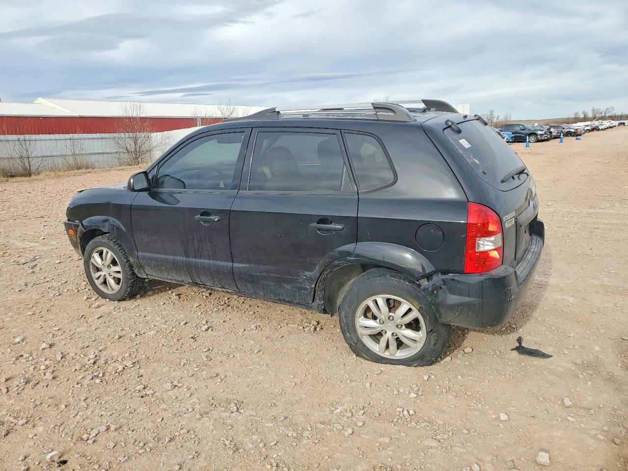 2009 Hyundai Tucson Gls Черный vin: KM8JM12B59U113456