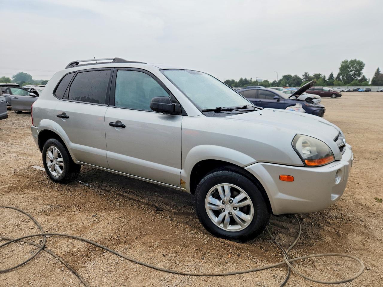 2009 Hyundai Tucson Gls Silver vin: KM8JM12B59U129592