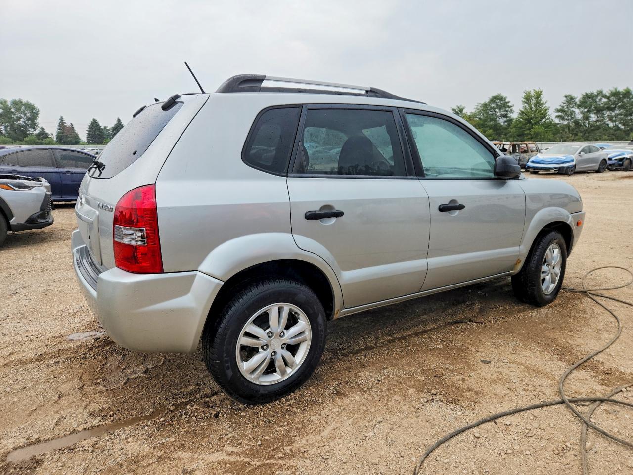 2009 Hyundai Tucson Gls Silver vin: KM8JM12B59U129592