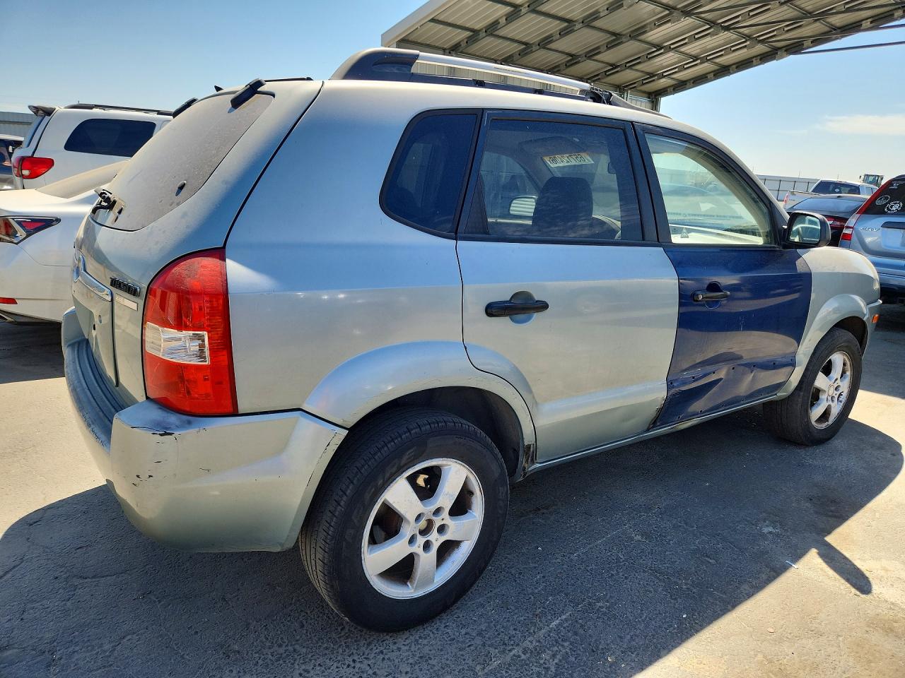 2005 Hyundai Tucson Gl Blue vin: KM8JM12B65U079960
