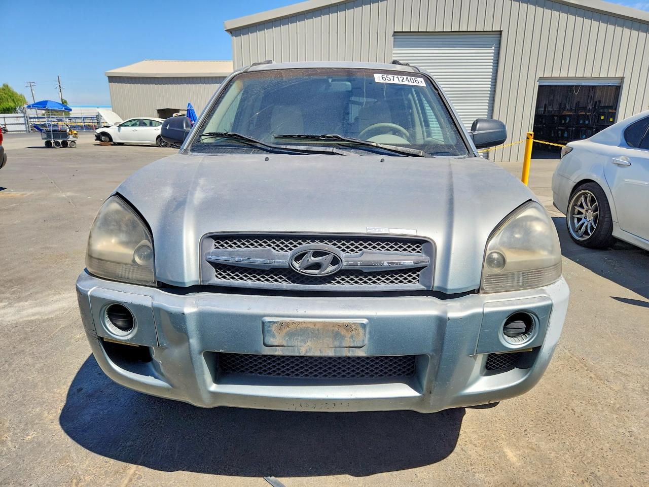 2005 Hyundai Tucson Gl Blue vin: KM8JM12B65U079960
