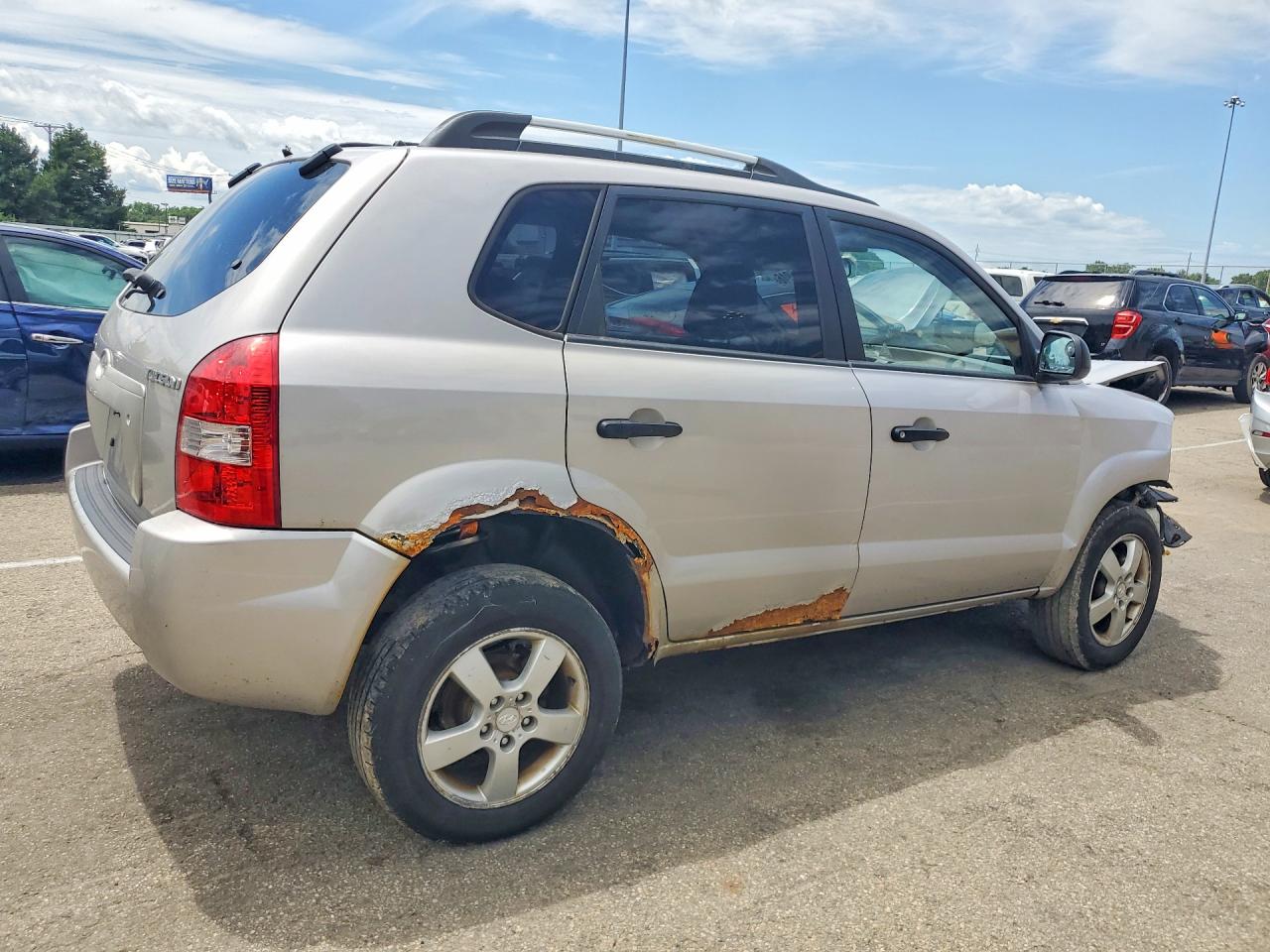 2005 Hyundai Tucson Gl Silver vin: KM8JM12B65U092580