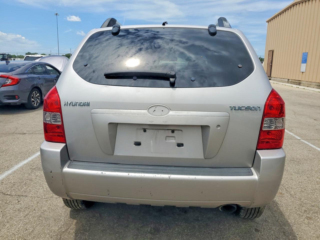 2005 Hyundai Tucson Gl Silver vin: KM8JM12B65U092580
