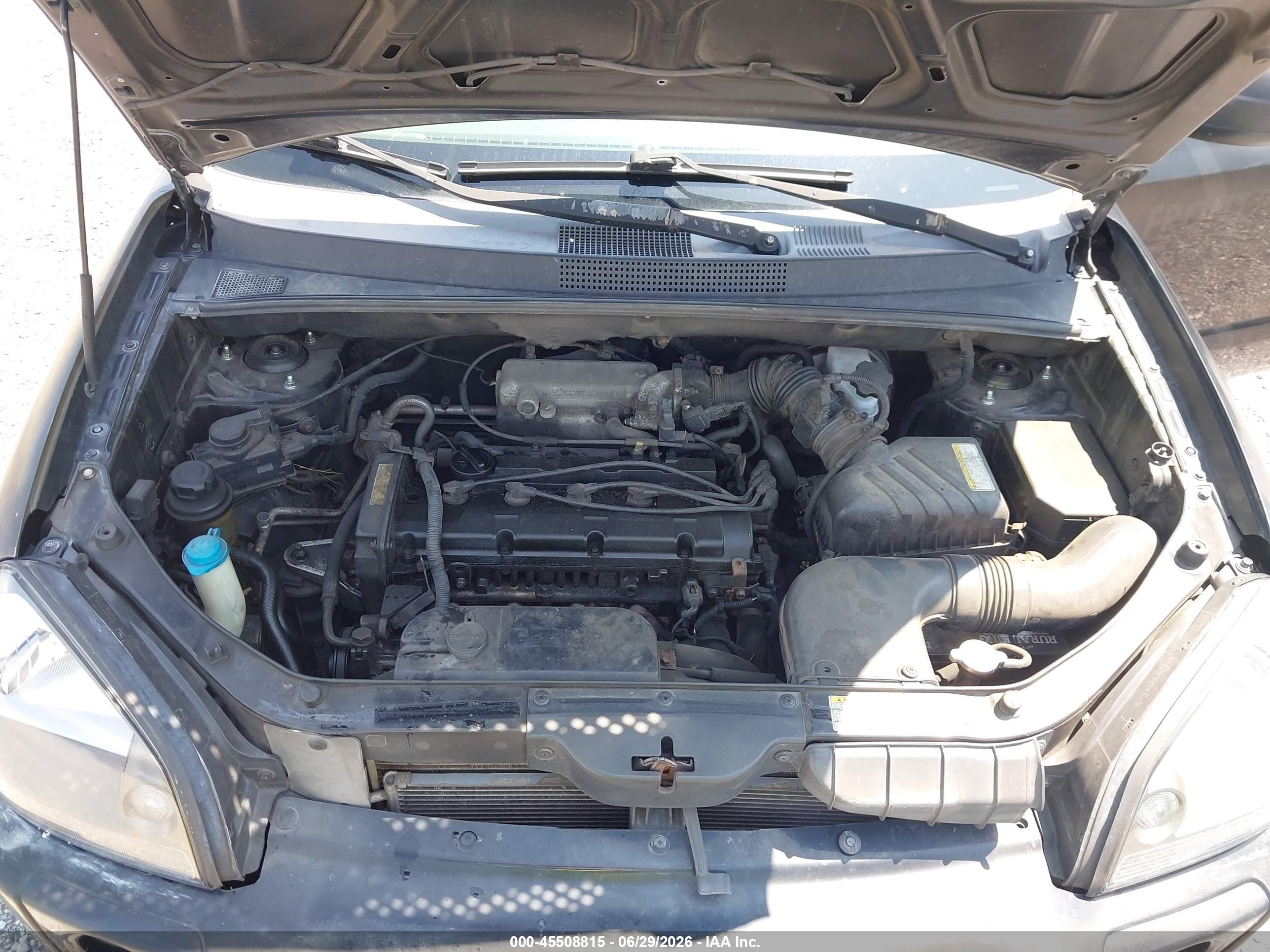 2005 Hyundai Tucson Gl Black vin: KM8JM12B65U164135
