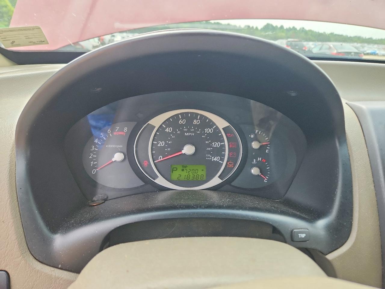 2007 Hyundai Tucson Gls Burgundy vin: KM8JM12B67U575702