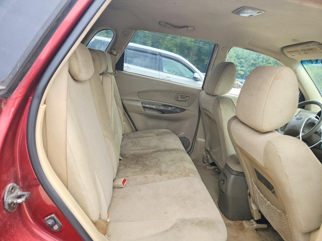 2007 Hyundai Tucson Gls Burgundy vin: KM8JM12B67U575702