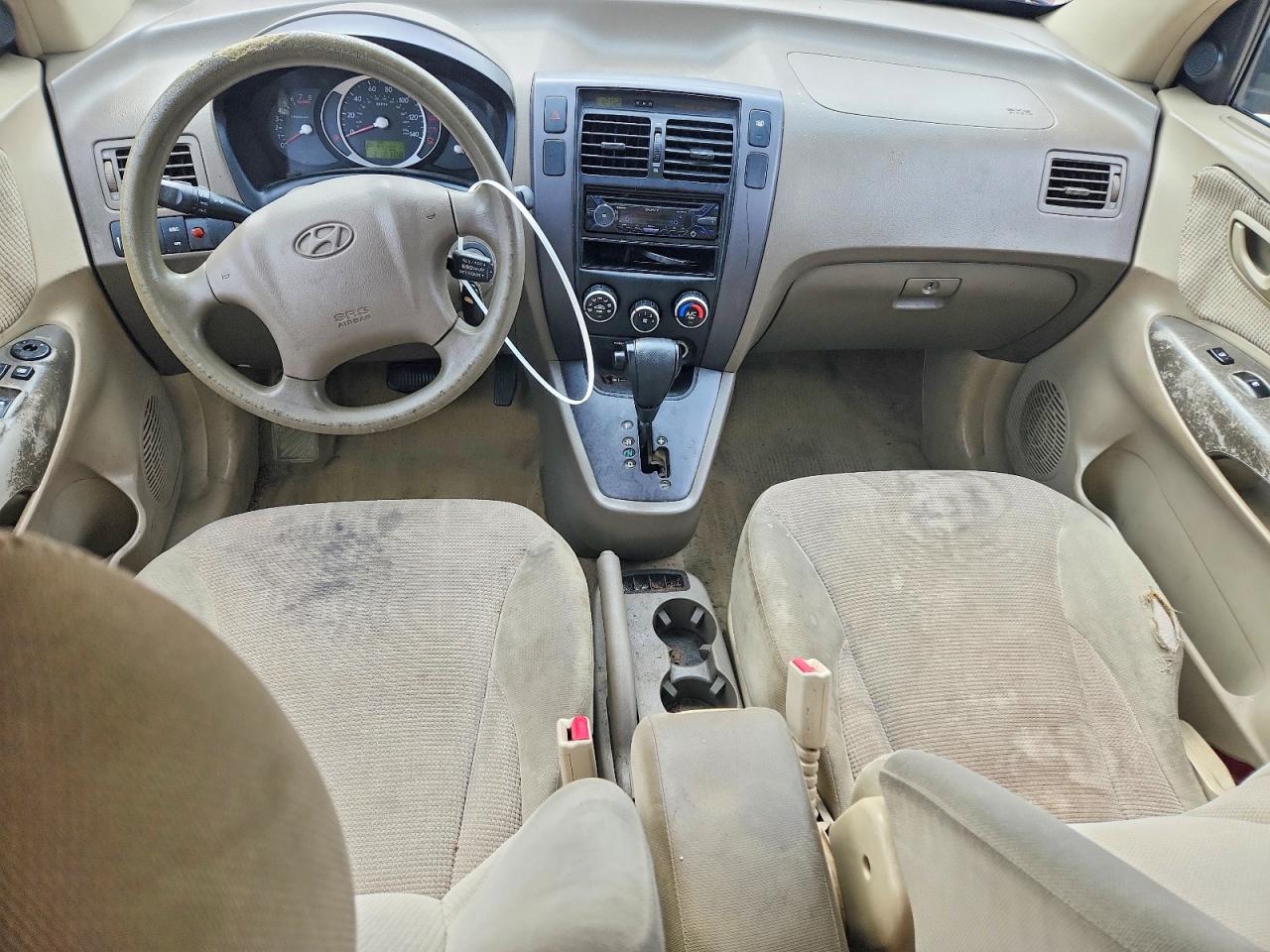 2007 Hyundai Tucson Gls Burgundy vin: KM8JM12B67U575702