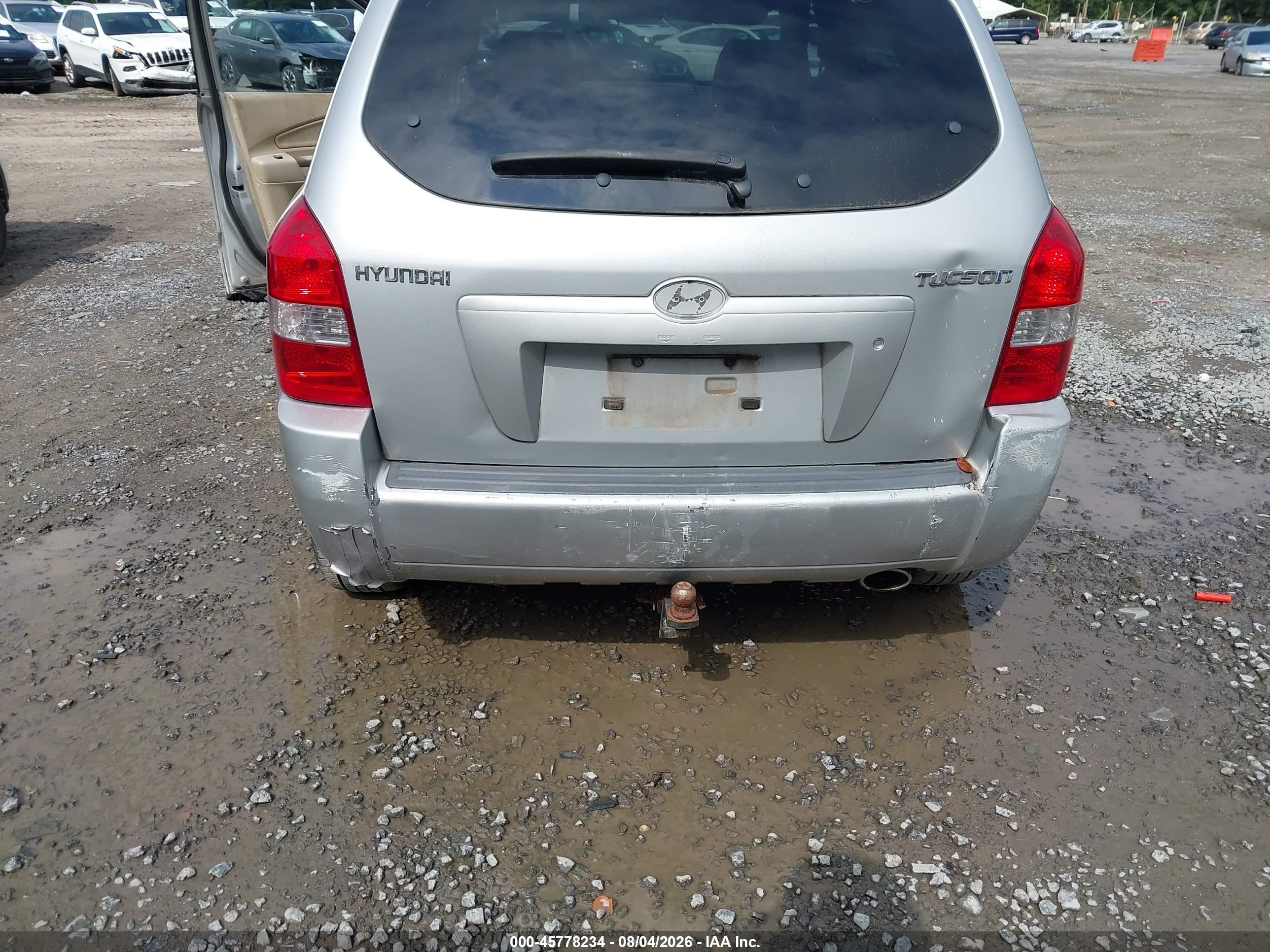 2007 Hyundai Tucson Gls Silver vin: KM8JM12B67U649653